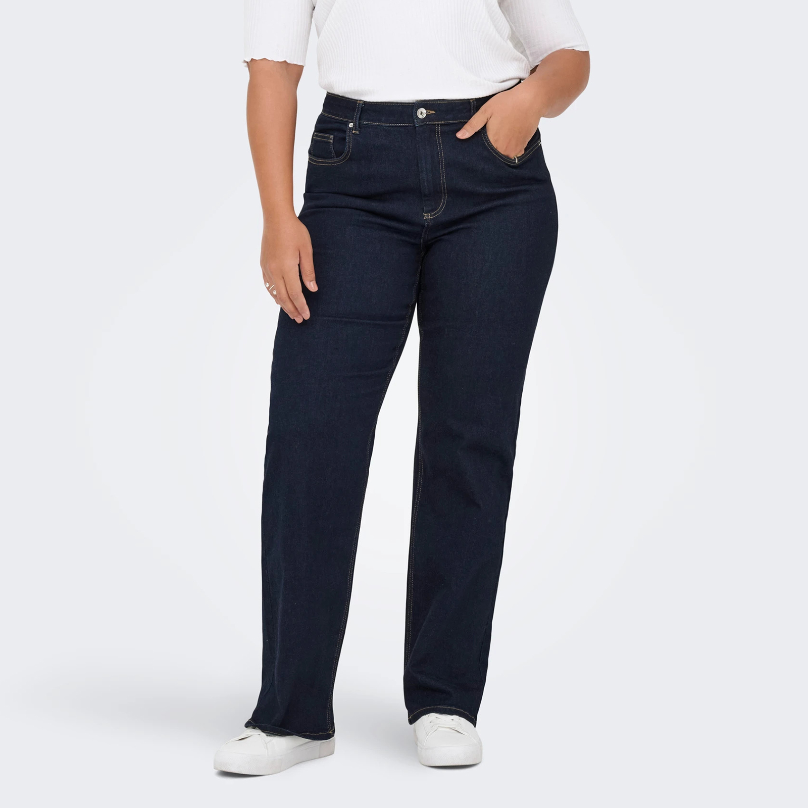 ONLY CARMAKOMA Τζιν ψηλόμεσο wide-leg Carwilly