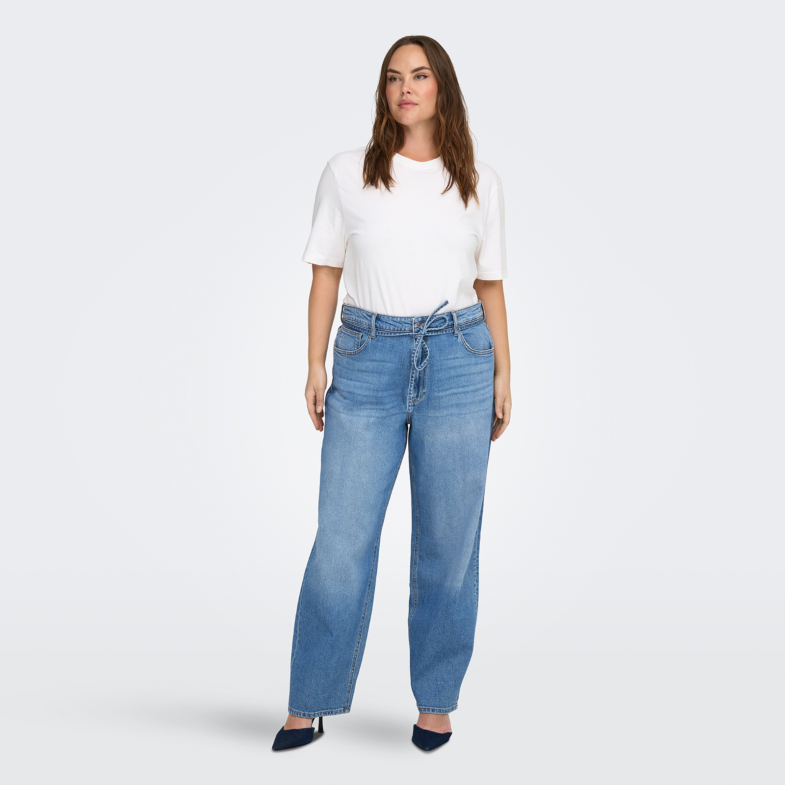 Cargianna mid waist balloon fit jeans