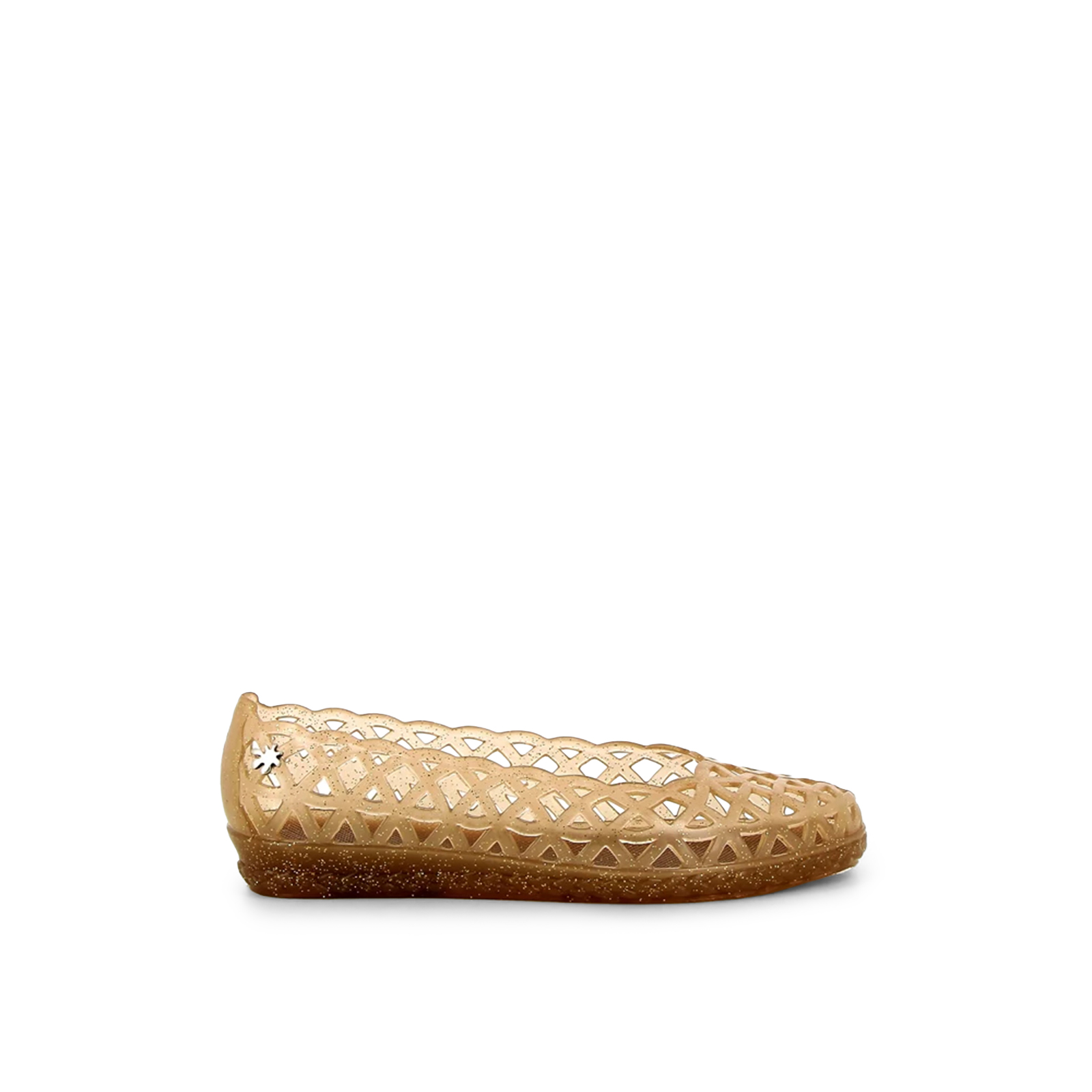 Jelly Bellerina Shoes Jutam in Crepe Paillete