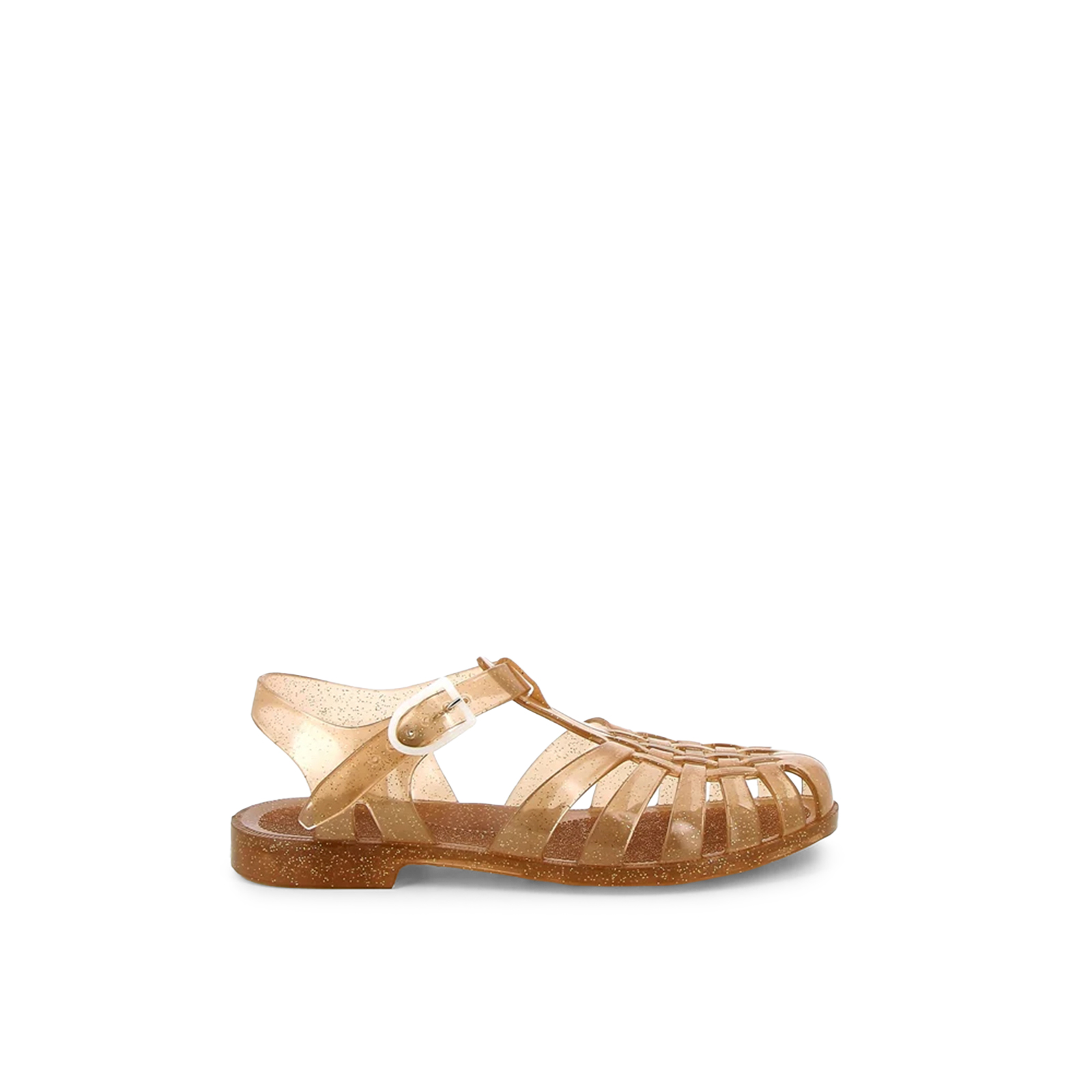 Jelly Sandals Sun in Crepe Paillete