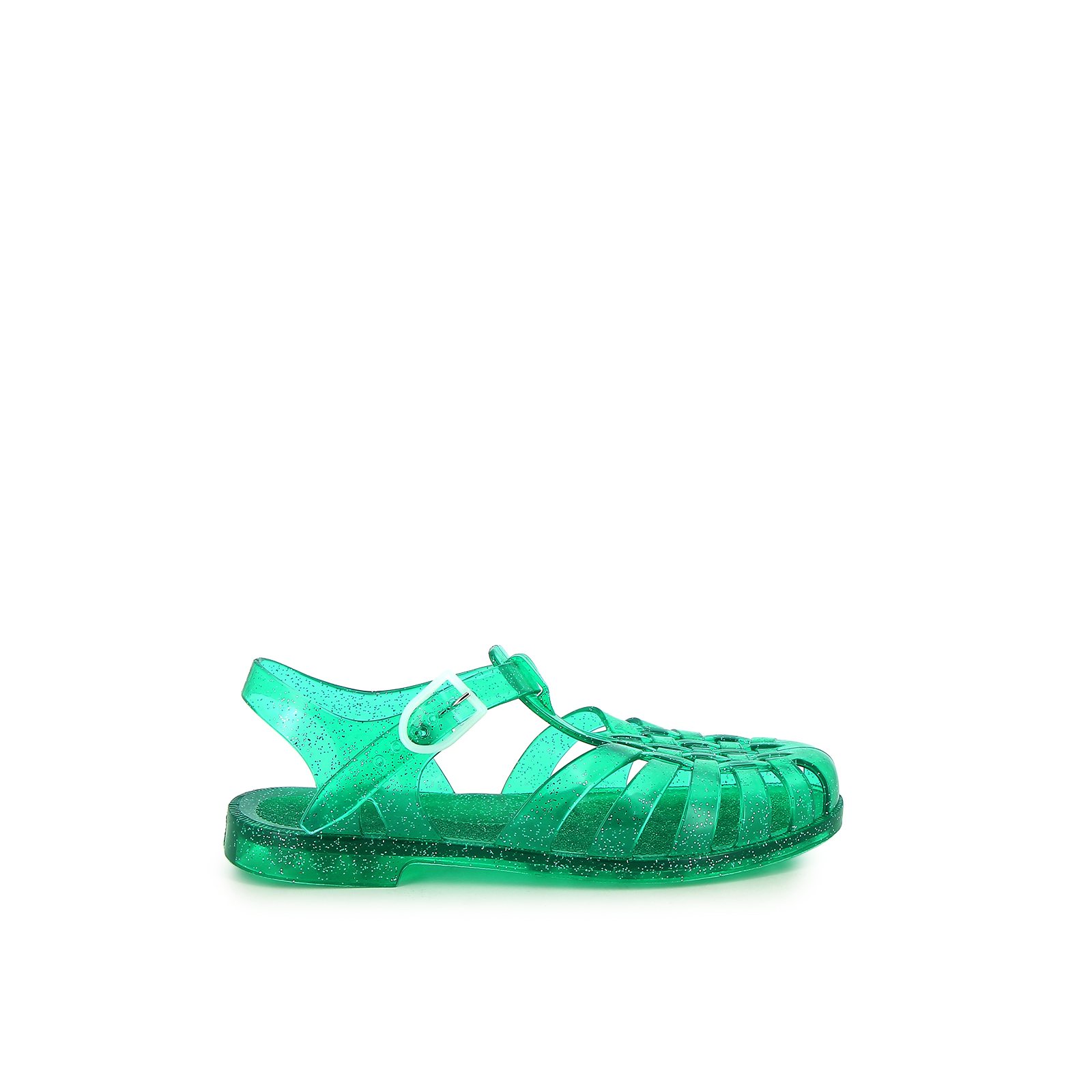 Jelly Sandals Sun in Vert Paillete