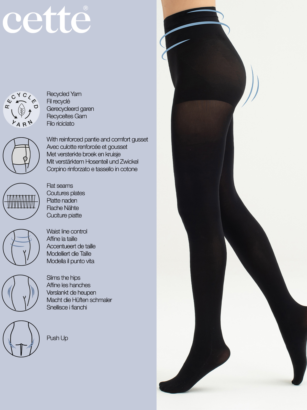 Καλσόν Opaque control shaping 80 DENIER φωτογραφία