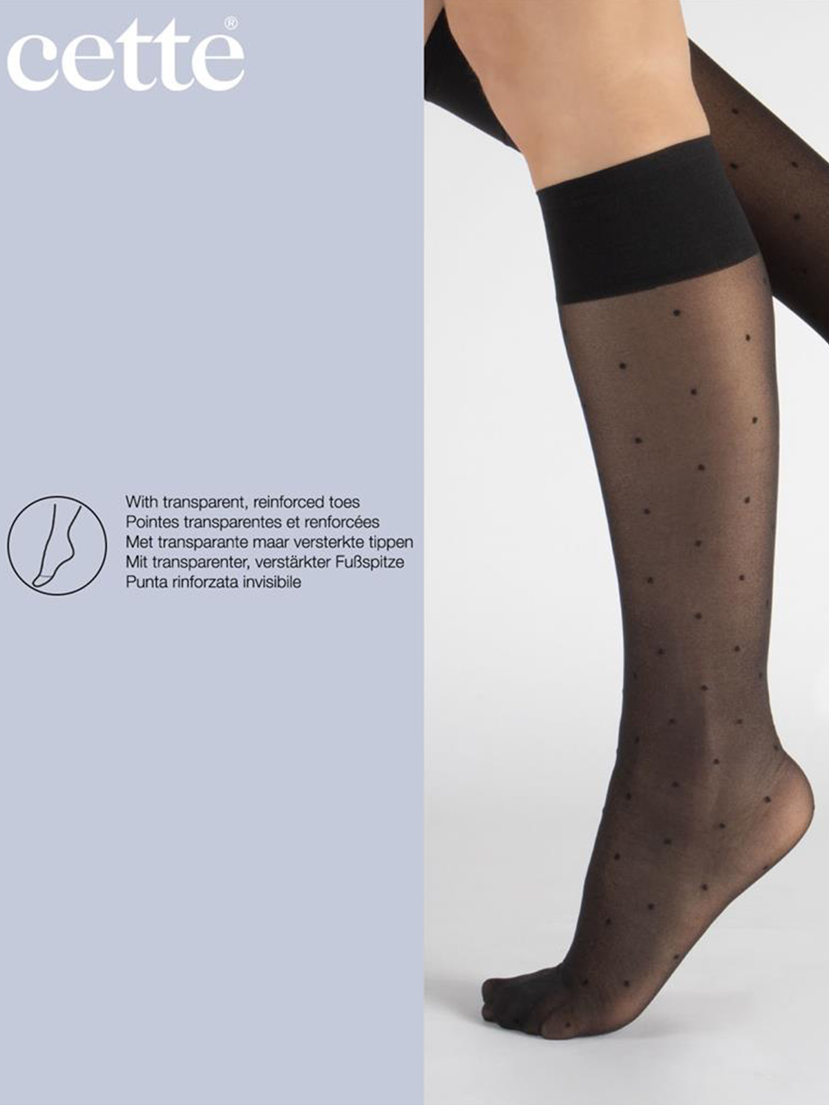 Κάλτσες πουά ψηλές | 2 Ζευγάρια φωτογραφία