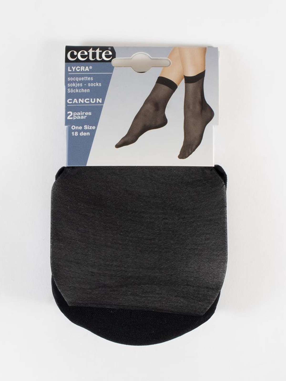 Κάλτσες Cancun μαύρες | 2 Ζευγάρια φωτογραφία