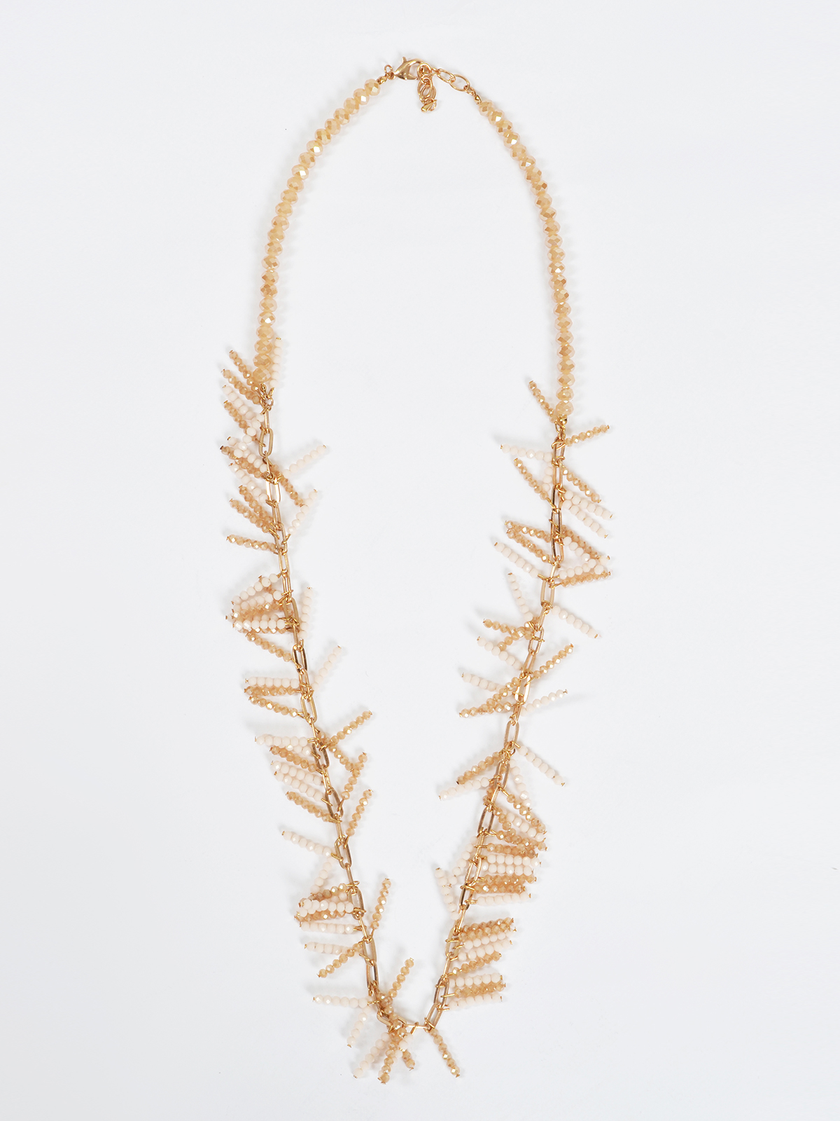 Κολιέ με γήινες χάντρες φωτογραφία