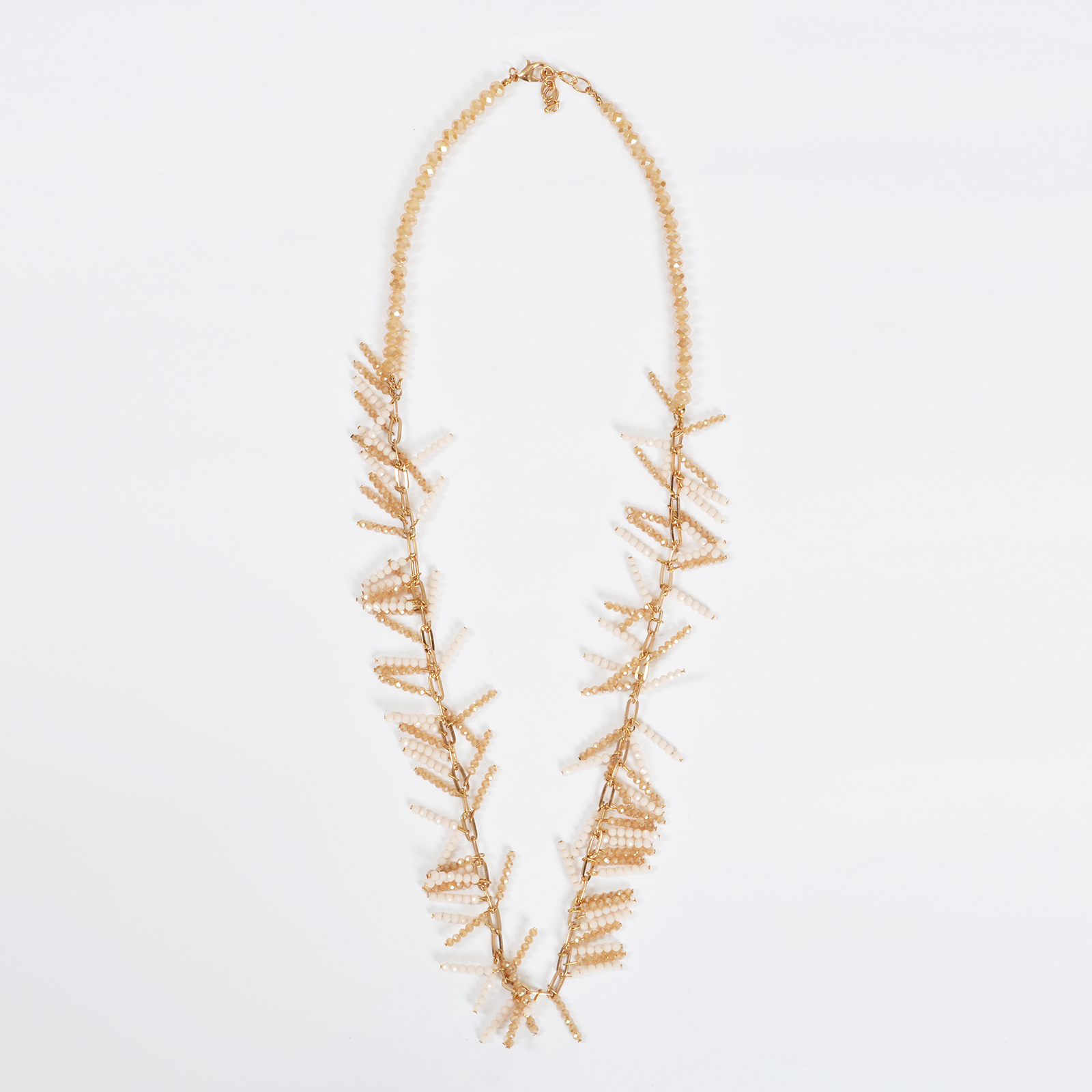 MAT FASHION Κολιέ με γήινες χάντρες