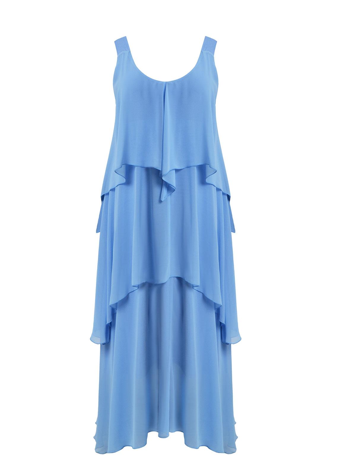 Αέρινο maxi φόρεμα με chiffon στρώσεις