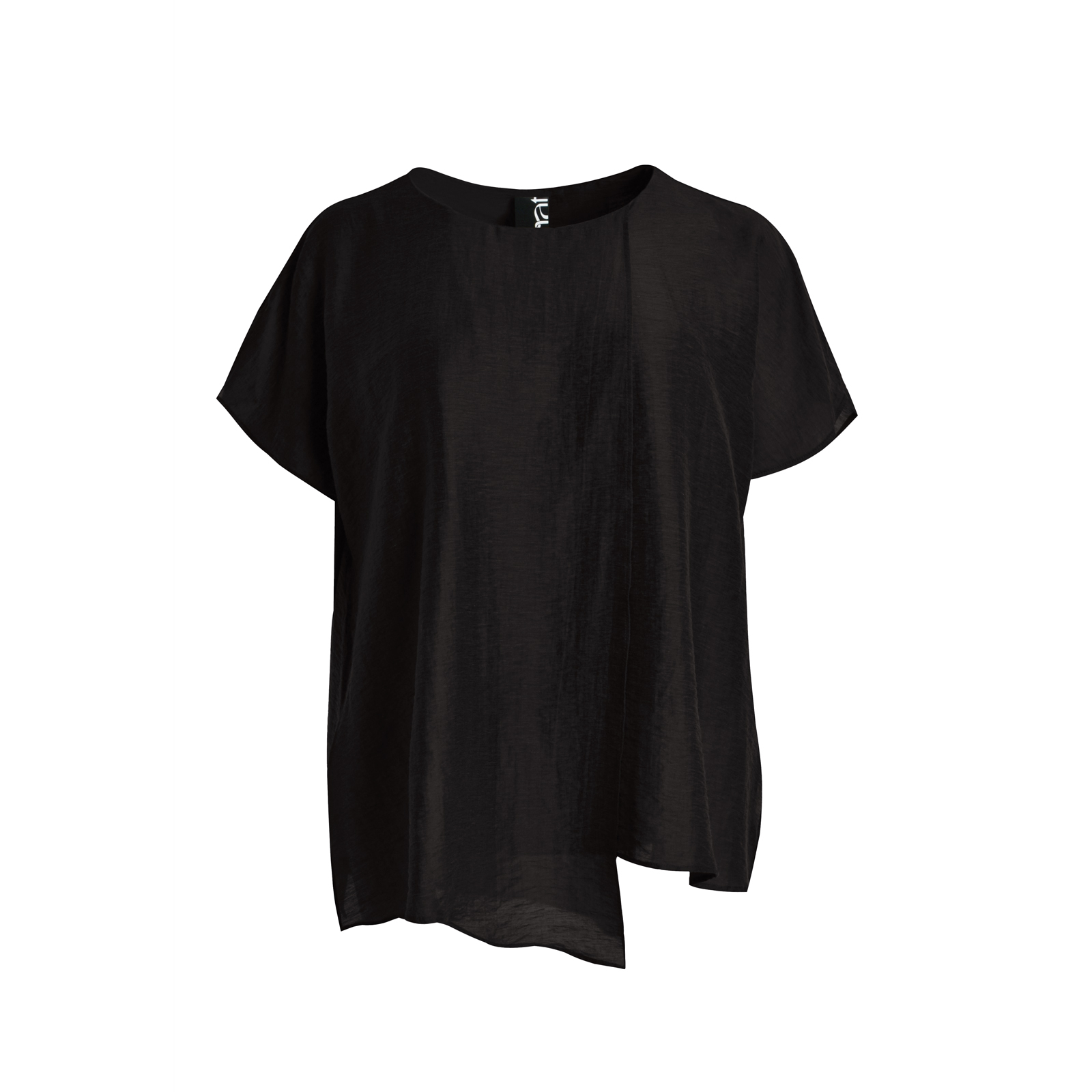 Λινή μπλούζα με layered σχέδιο