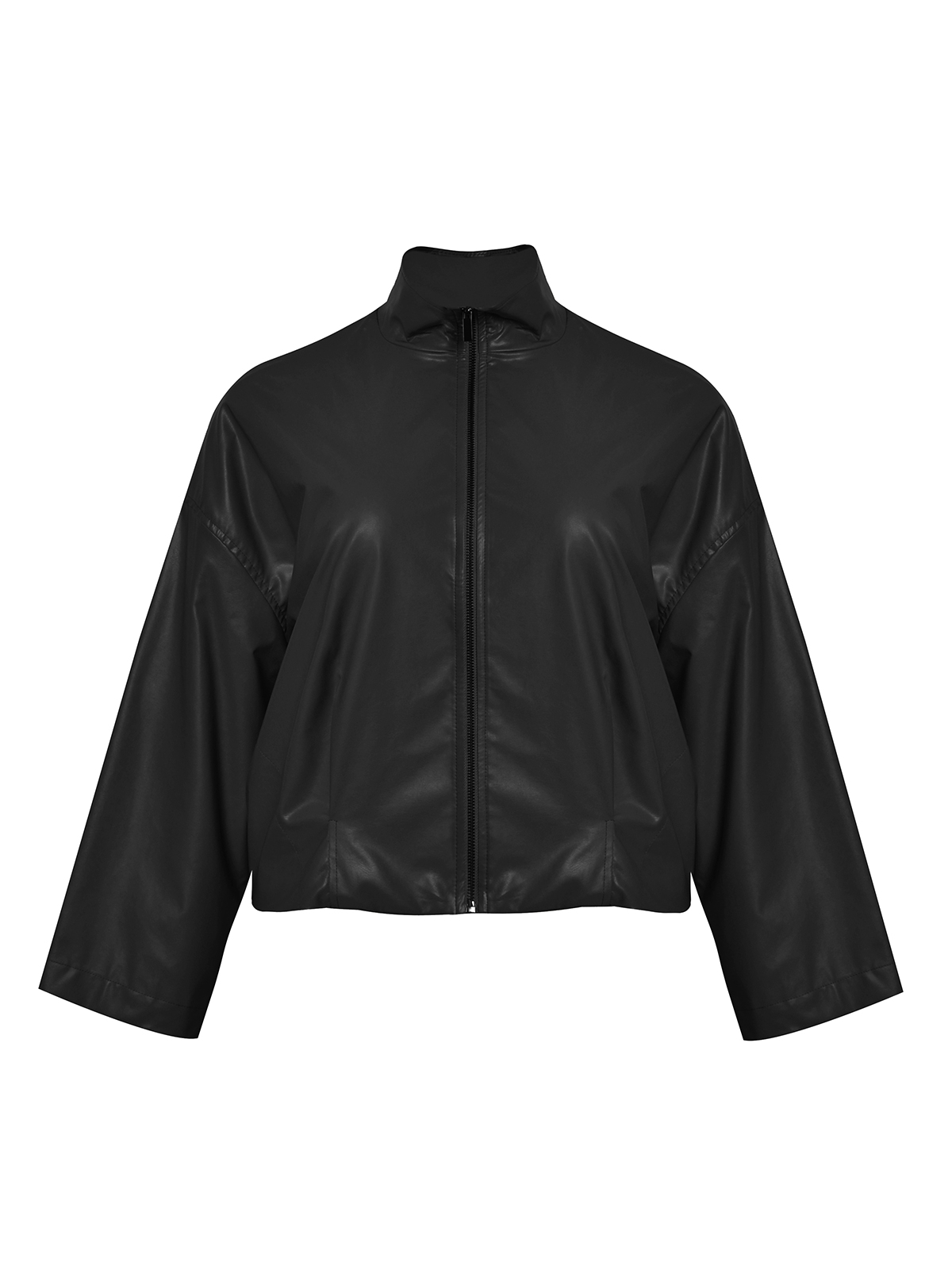 Leather-look τζάκετ με φερμουάρ φωτογραφία