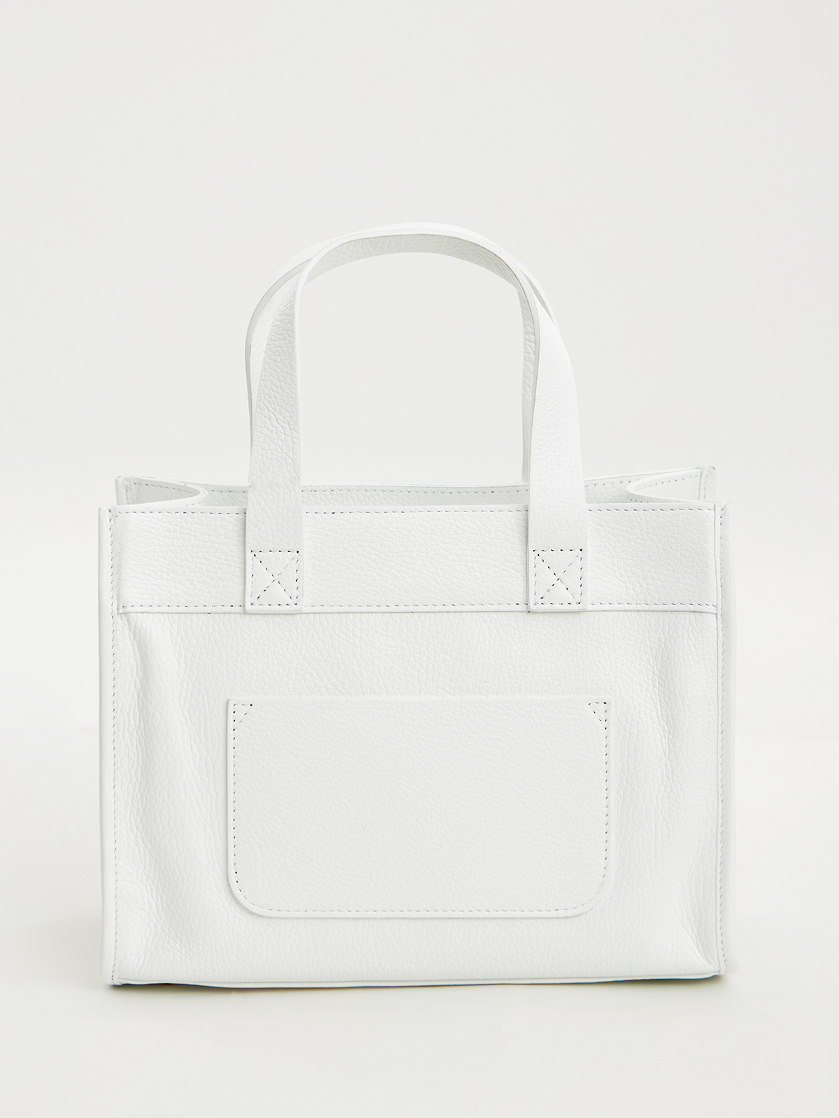 Δερμάτινη τσάντα με τσέπη φωτογραφία