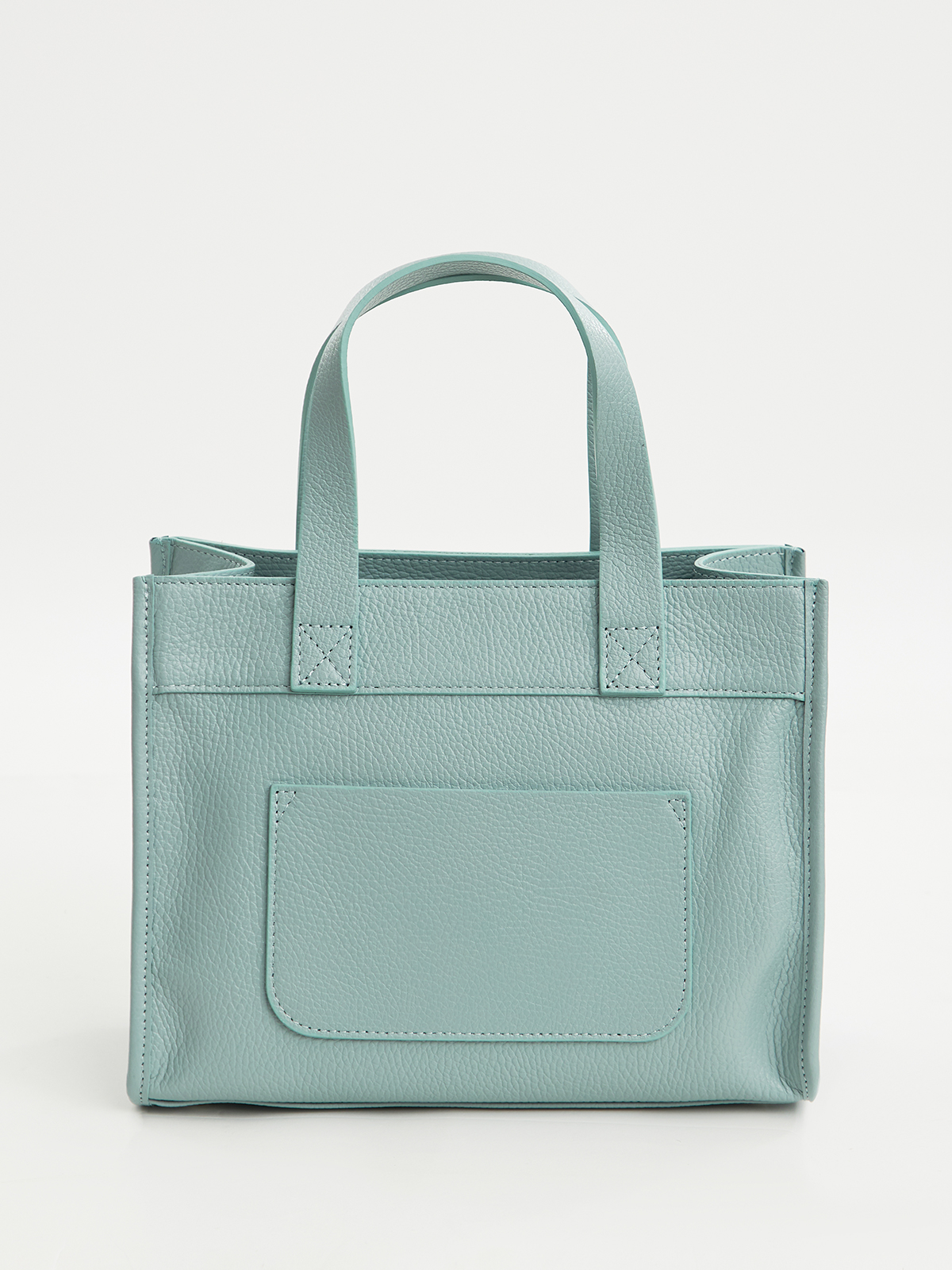 Δερμάτινη τσάντα με τσέπη φωτογραφία