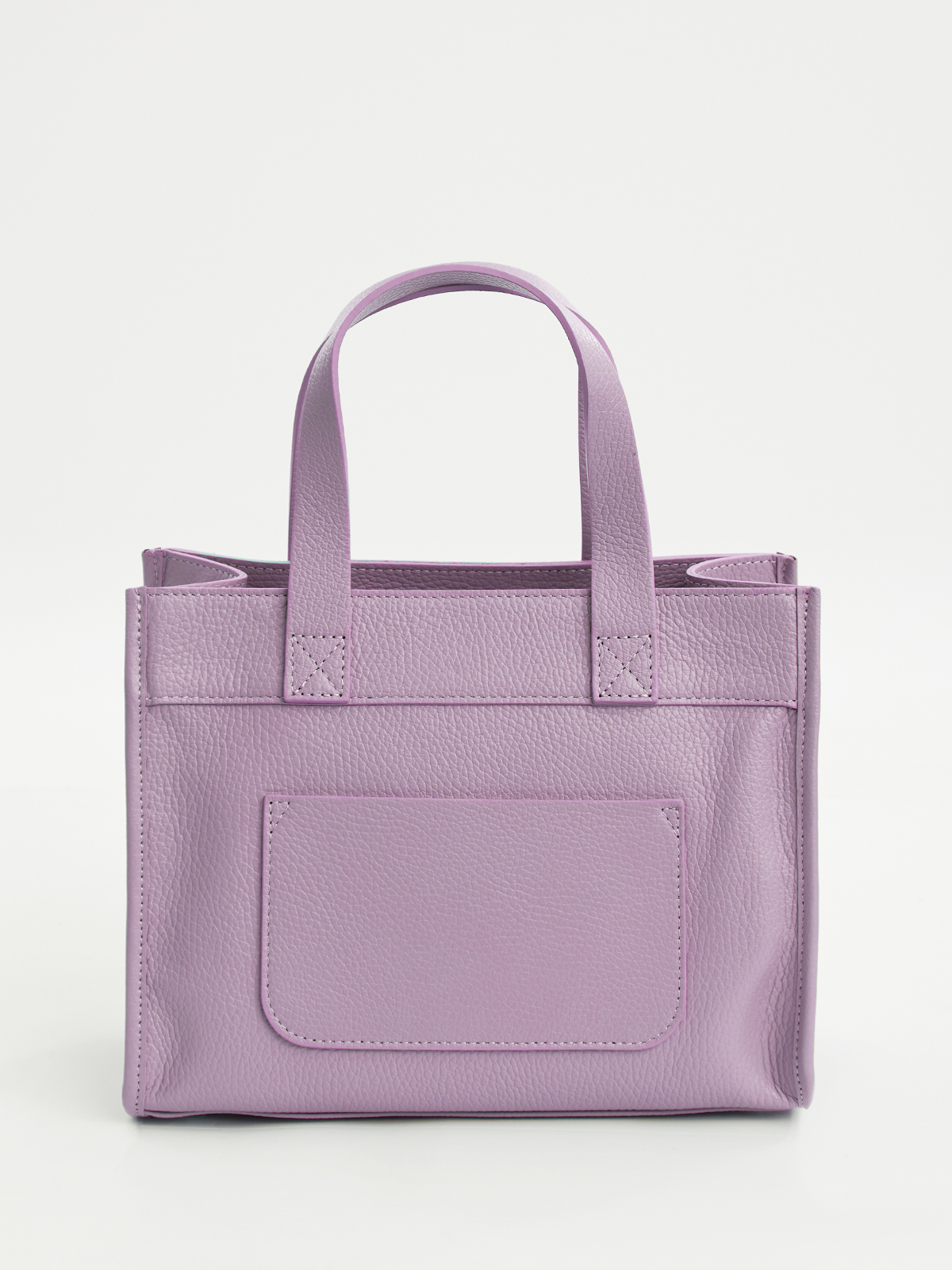 Δερμάτινη τσάντα με τσέπη φωτογραφία