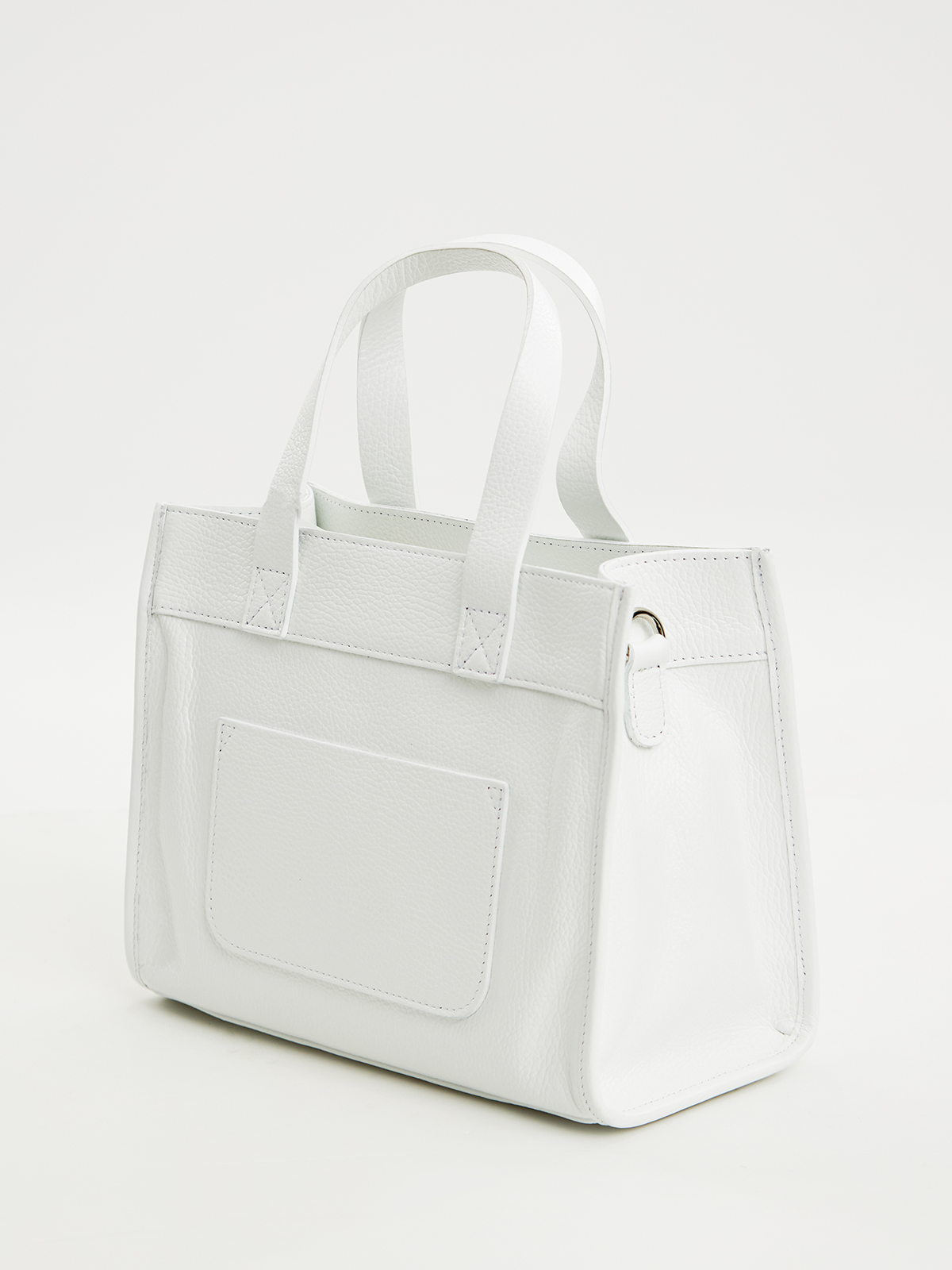 Δερμάτινη τσάντα με τσέπη φωτογραφία