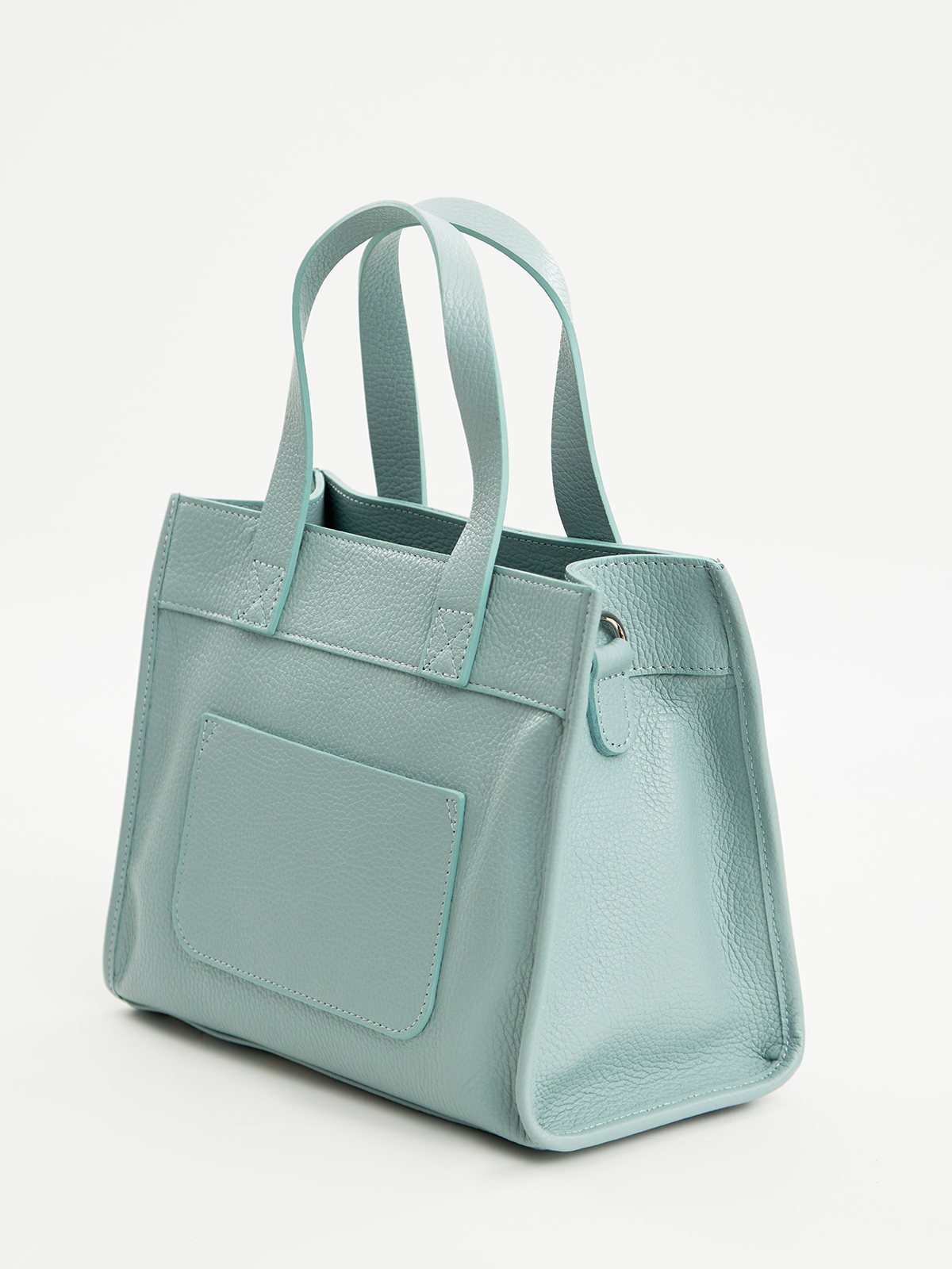 Δερμάτινη τσάντα με τσέπη φωτογραφία