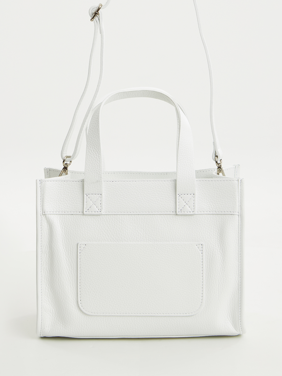 Δερμάτινη τσάντα με τσέπη φωτογραφία