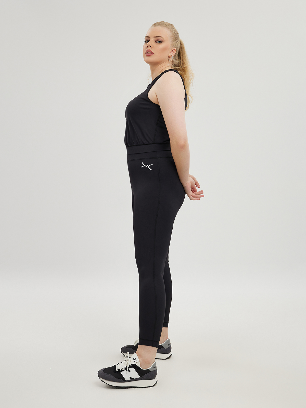 Κολάν με printed λεπτομέρεια και θήκη φωτογραφία