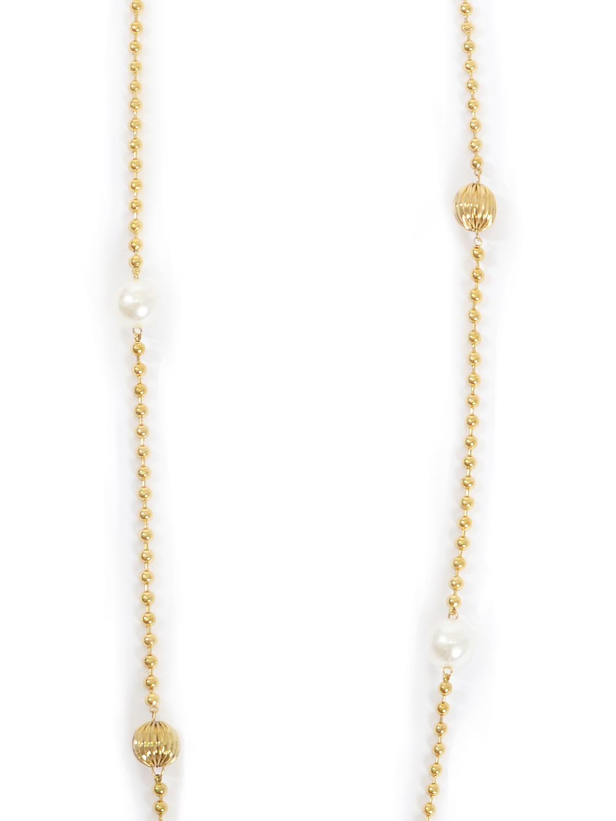 Μακρύ κολιέ με λεπτομέρειες πέρλας φωτογραφία