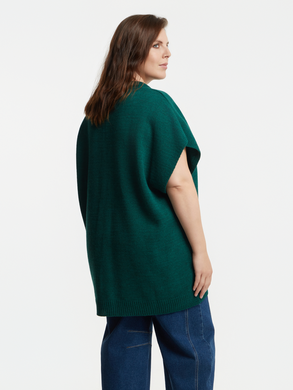 Μακριά πλεκτή τουνίκ με αποσπώμενη αλυσίδα φωτογραφία