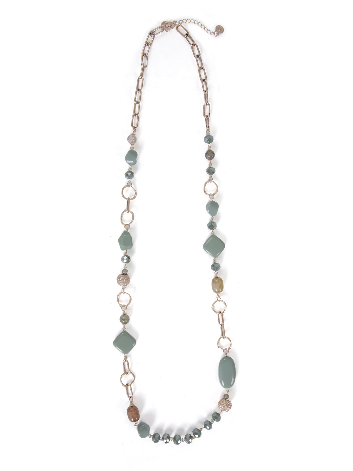 Μακρύ κολιέ με χάντρες & αλυσίδες φωτογραφία