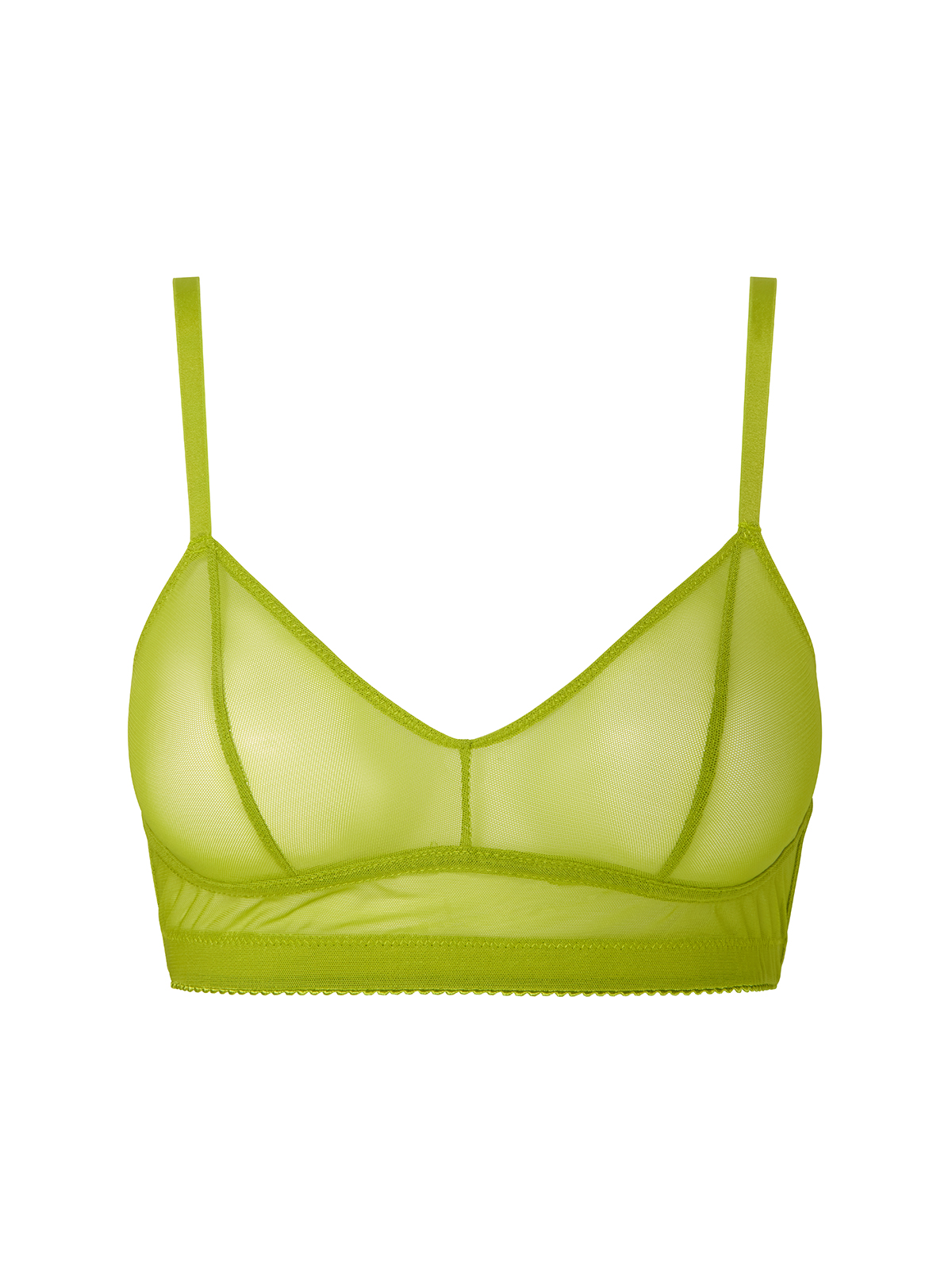 Σουτιέν Balconette Διχτυωτό Matcha φωτογραφία