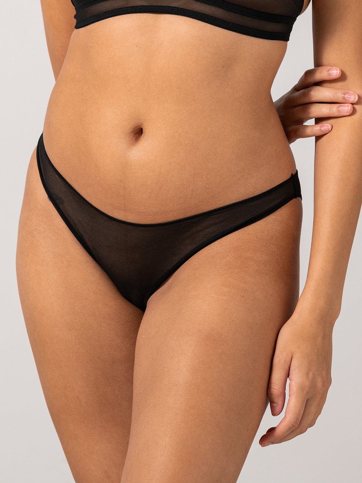 Σλιπ Διχτυωτό Μαύρο φωτογραφία