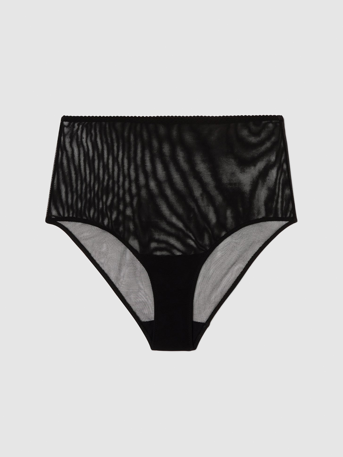 Διχτυωτό σλιπ ψηλόμεσο μαύρο φωτογραφία