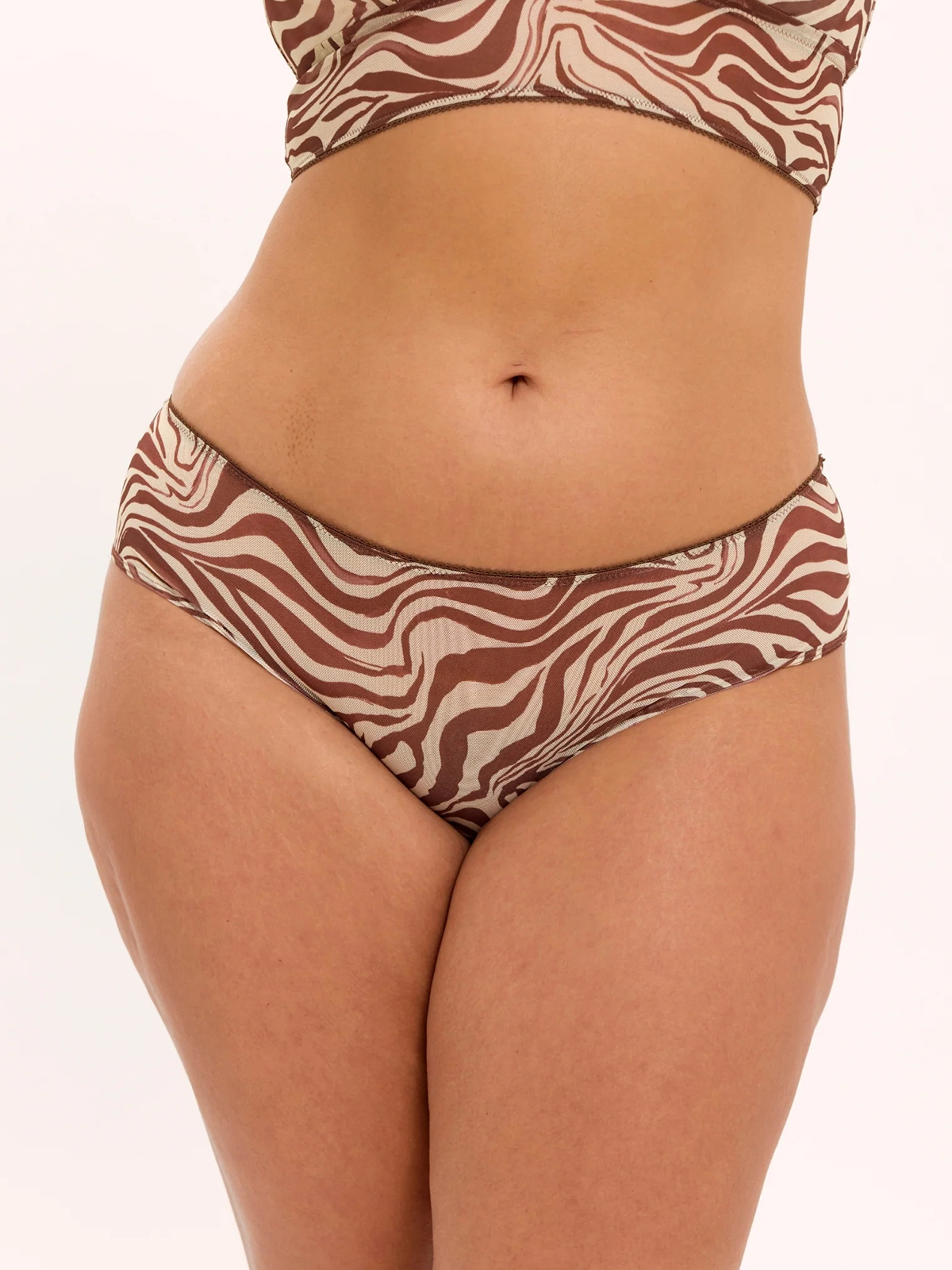 Διχτυωτό σλιπ Hipster Zebra φωτογραφία