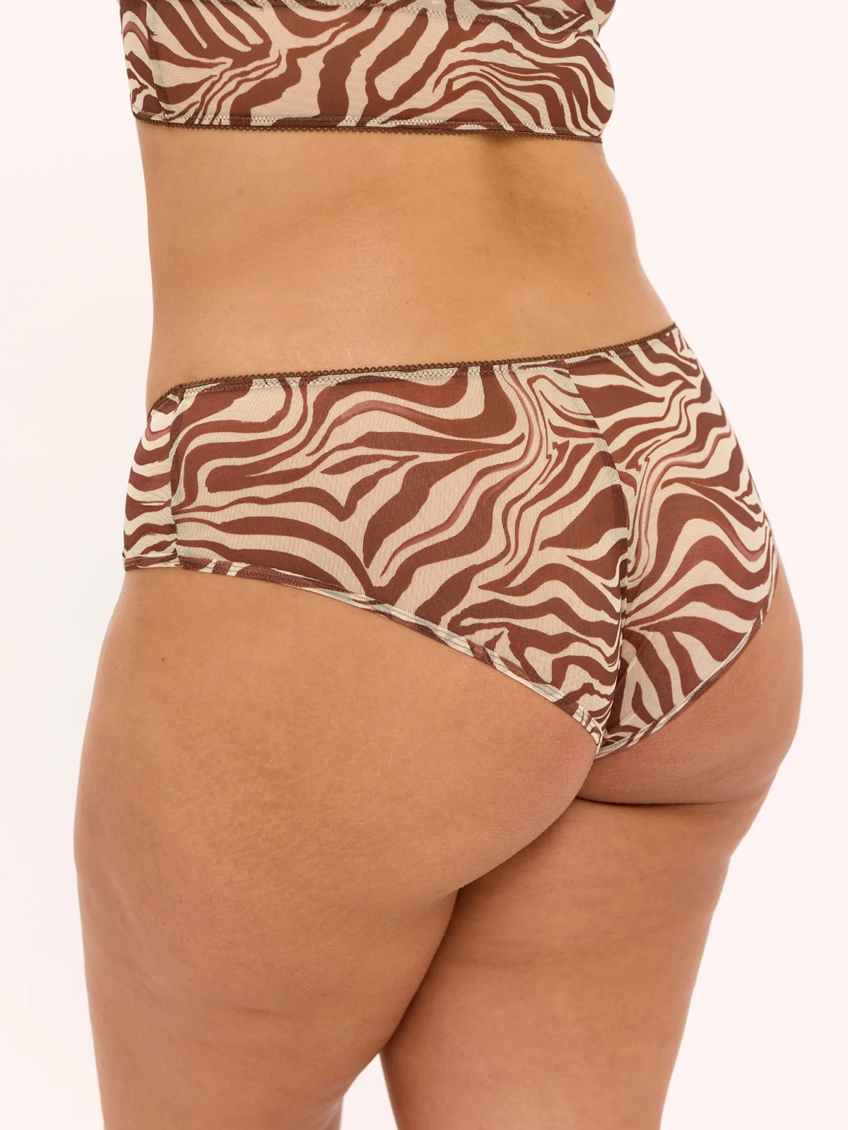 Διχτυωτό σλιπ Hipster Zebra φωτογραφία