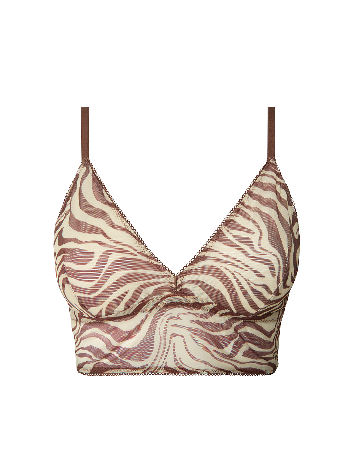 Διχτυωτό Σουτιέν Zebra φωτογραφία