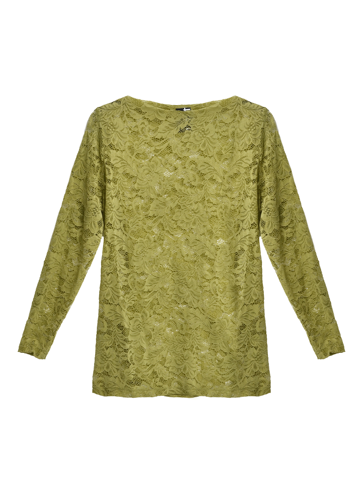 Δαντελένιο τοπ με μακριά μανίκια φωτογραφία