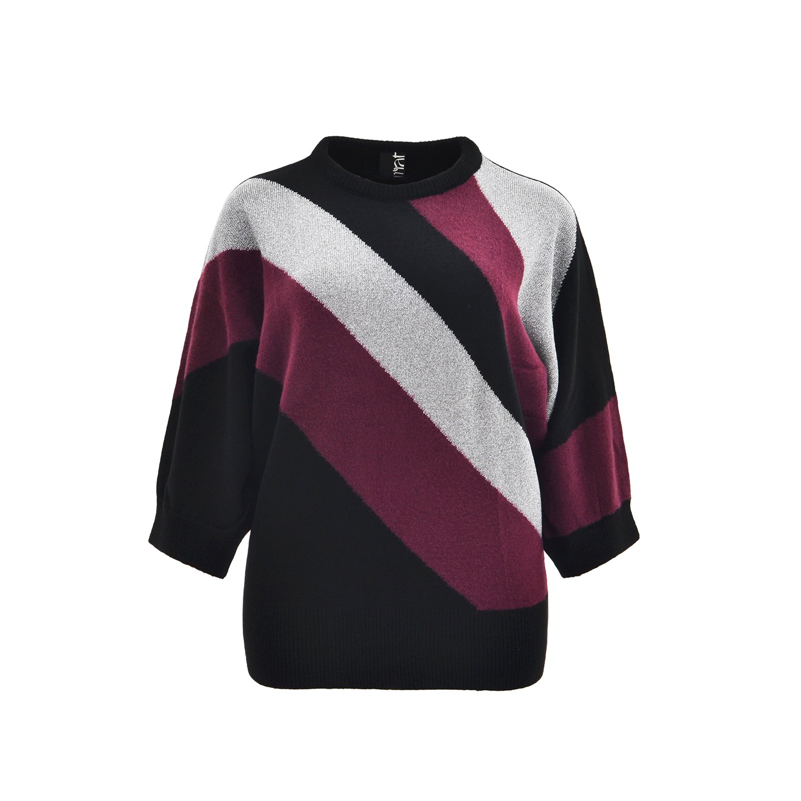 MAT FASHION Μπλούζα πλεκτή color-block
