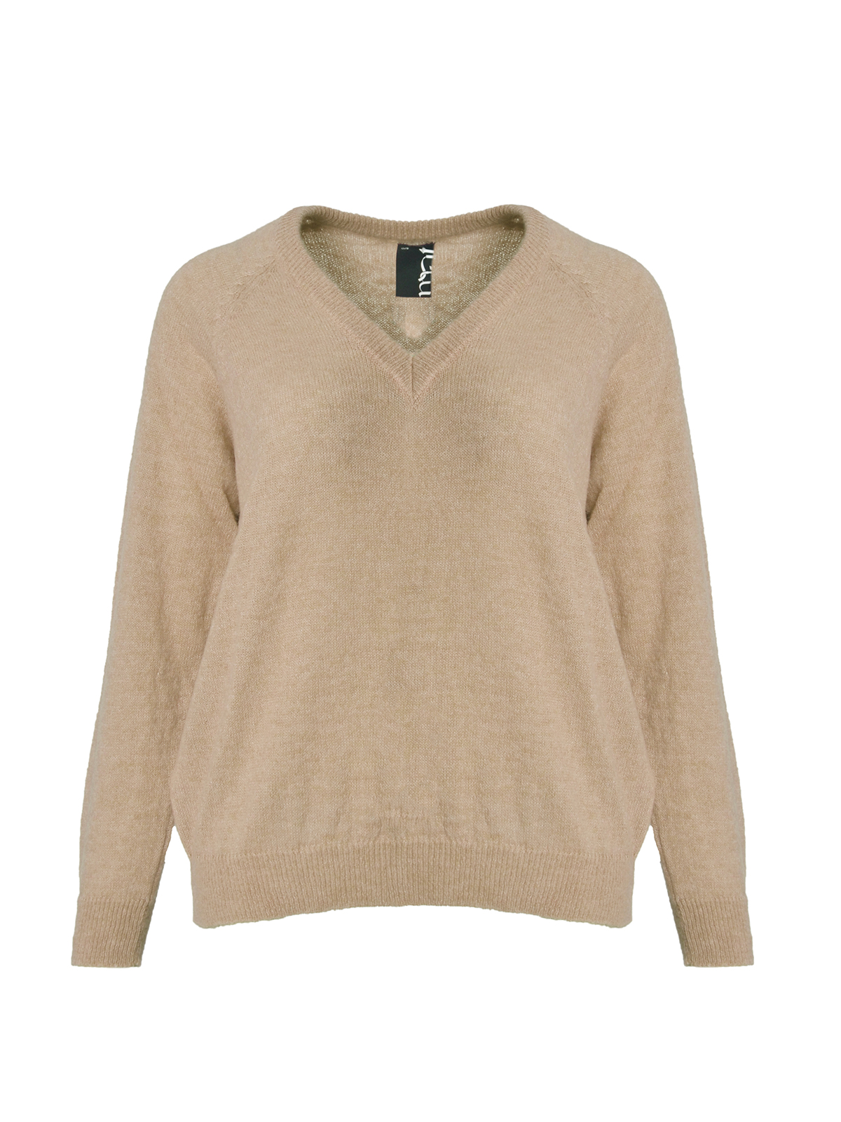 Πλεκτή μπλούζα V basic φωτογραφία