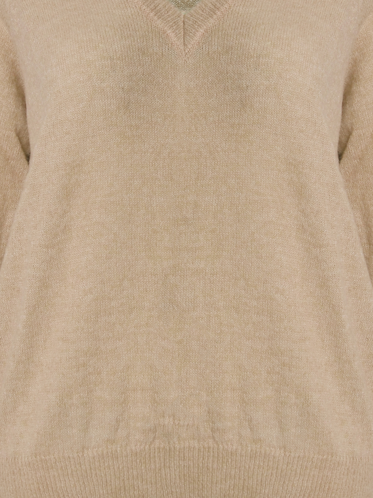 Πλεκτή μπλούζα V basic φωτογραφία