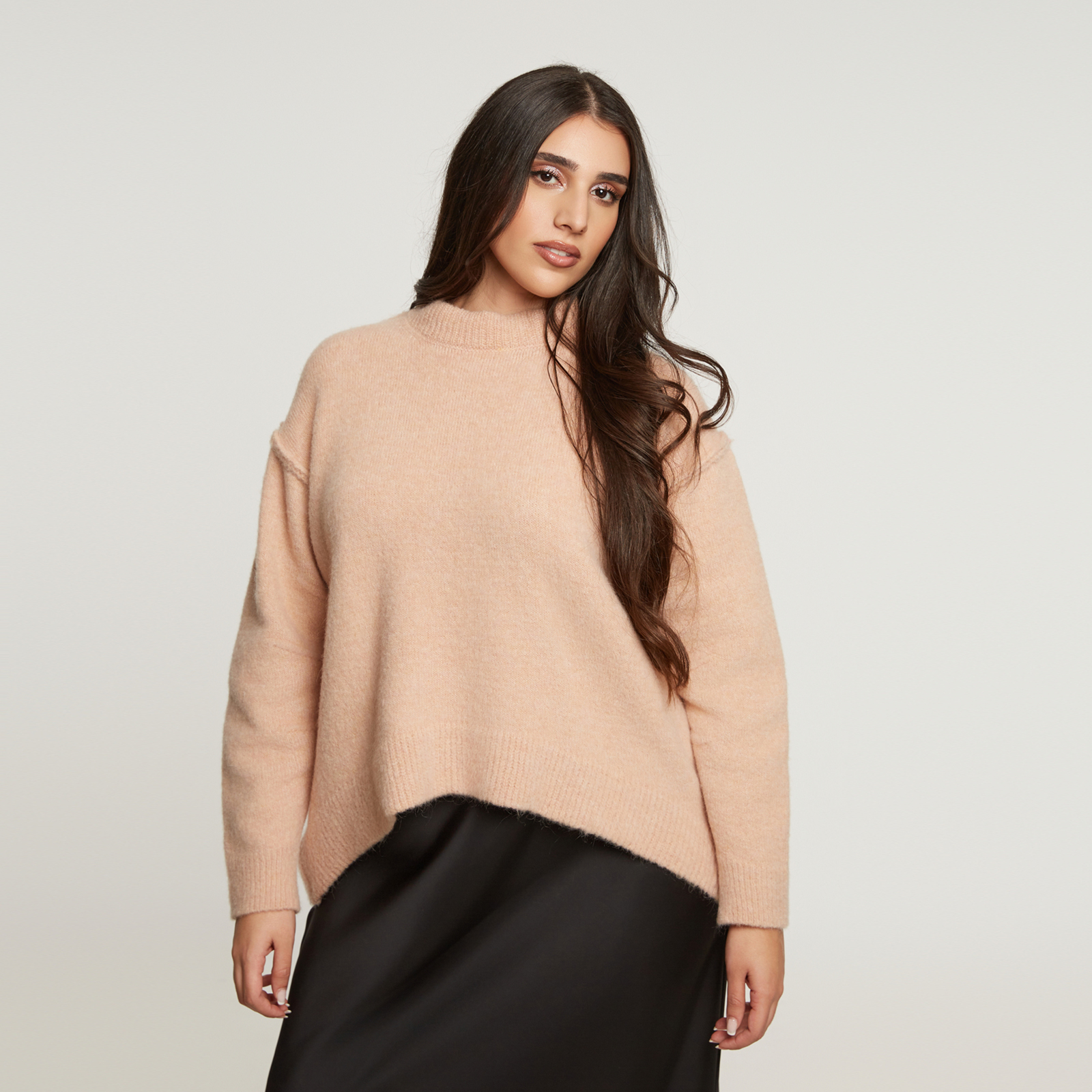 MAT FASHION Cropped πλεκτό με μοντέρνο τελείωμα