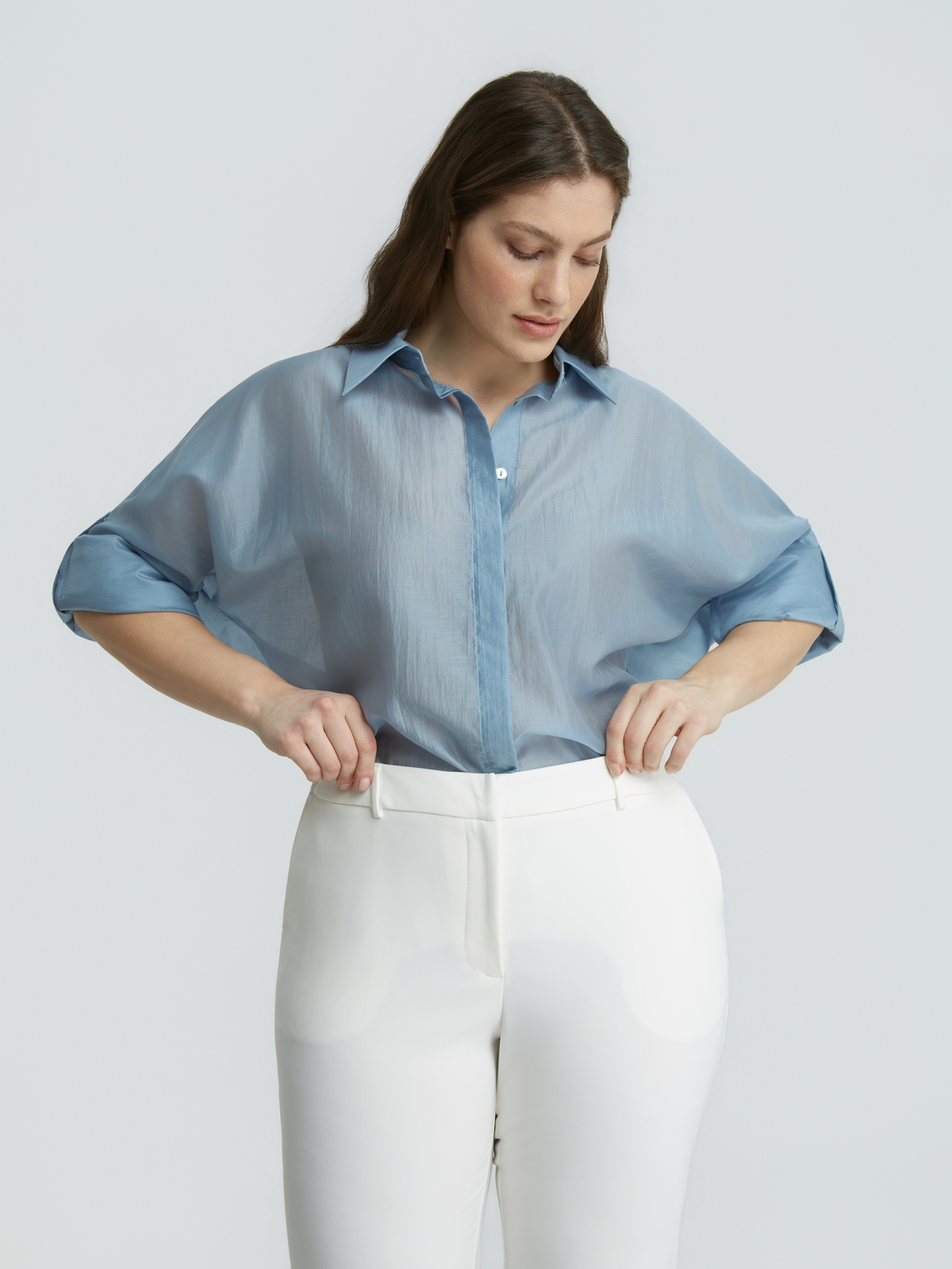 Παντελόνι Nina σε bootcut γραμμή φωτογραφία