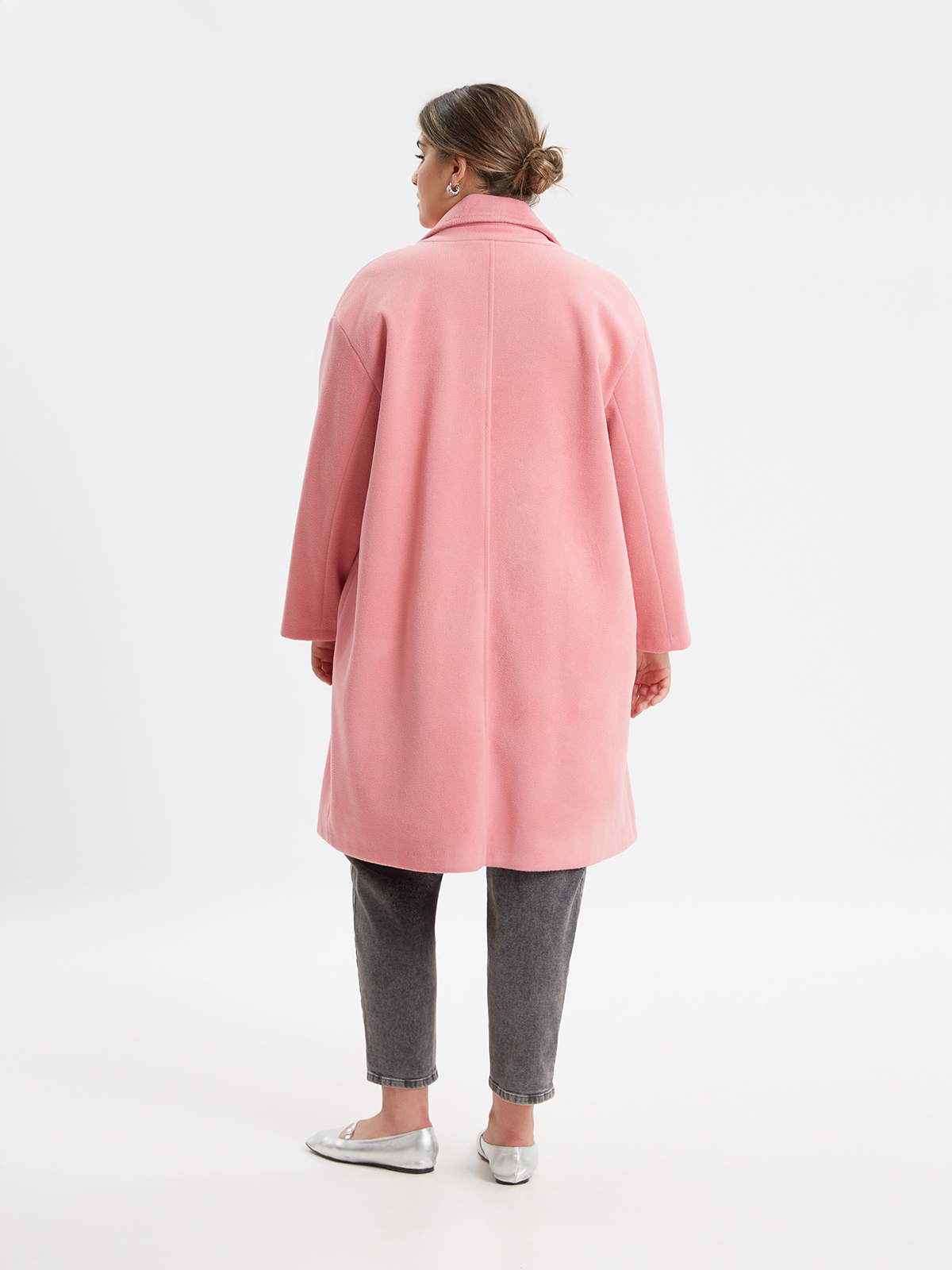 Μαντό oversized μονόχρωμο φωτογραφία