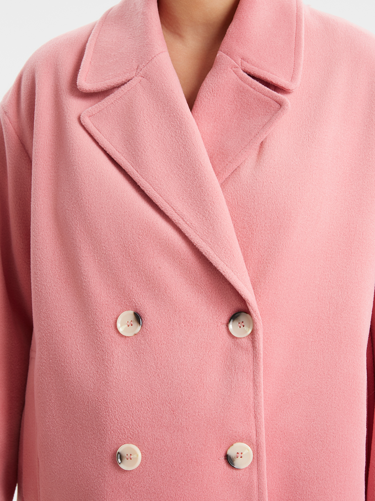 Μαντό oversized μονόχρωμο φωτογραφία