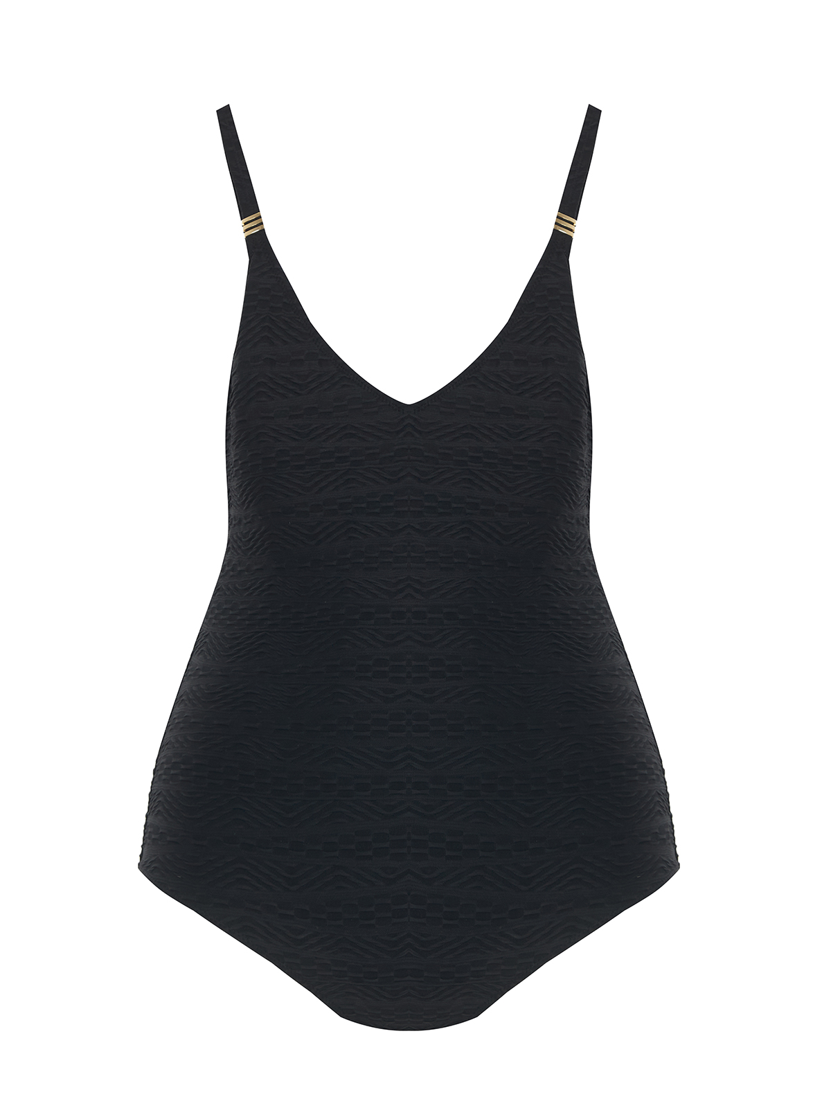 Ολόσωμο μαγιό με ανάγλυφο μοτίβο φωτογραφία