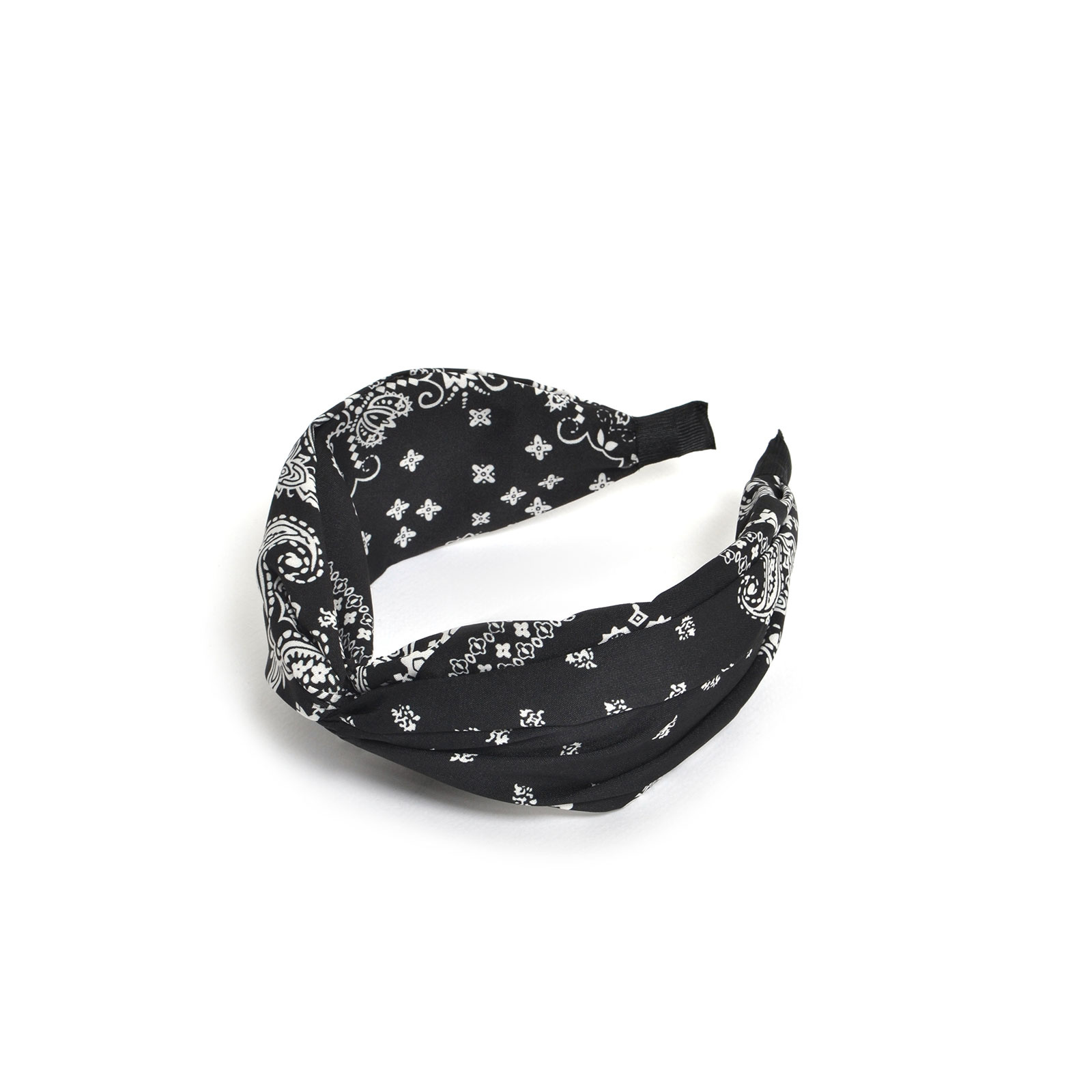 Paisley printed knotted headband