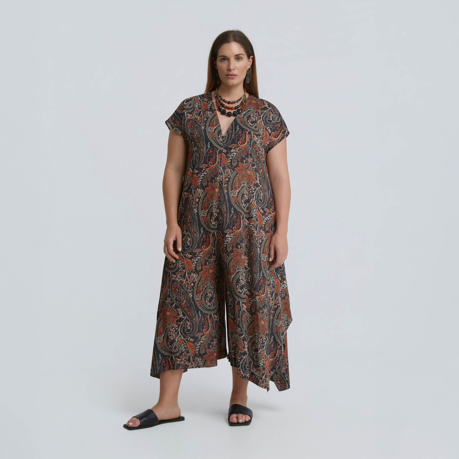 Ολόσωμη φόρμα με paisley print