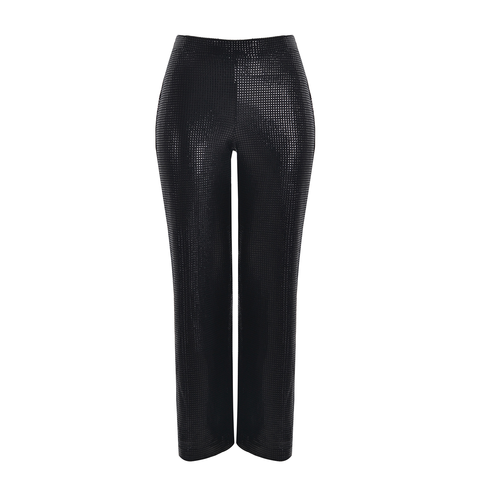Sequin flare-leg pants