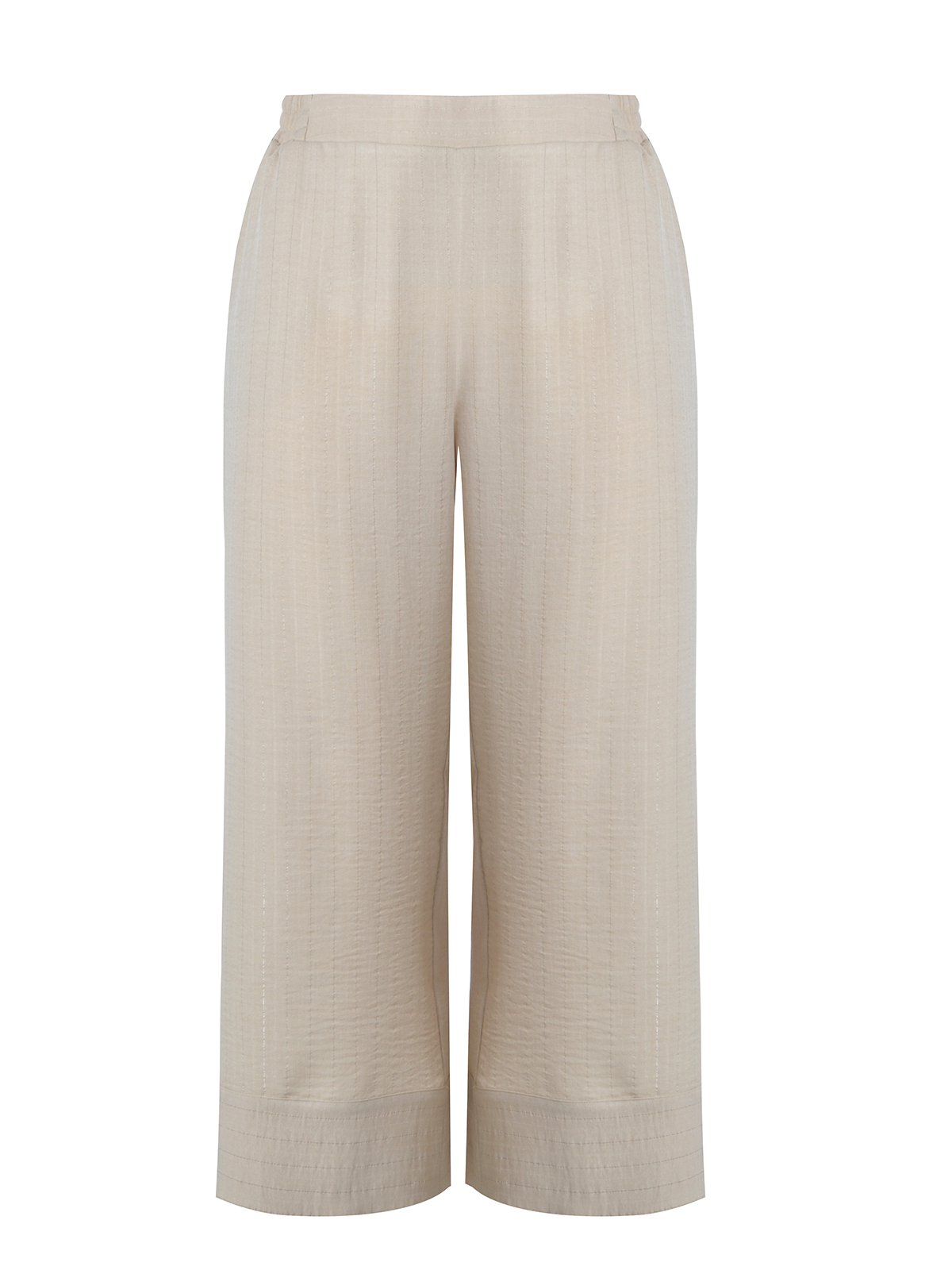 Cropped παντελόνα με lurex υφή φωτογραφία
