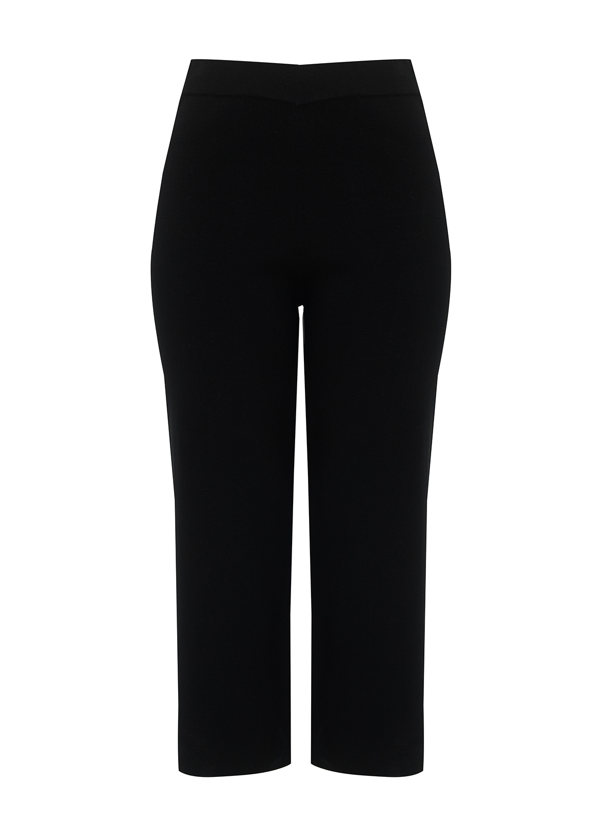 Πλεκτή cropped παντελόνα φωτογραφία