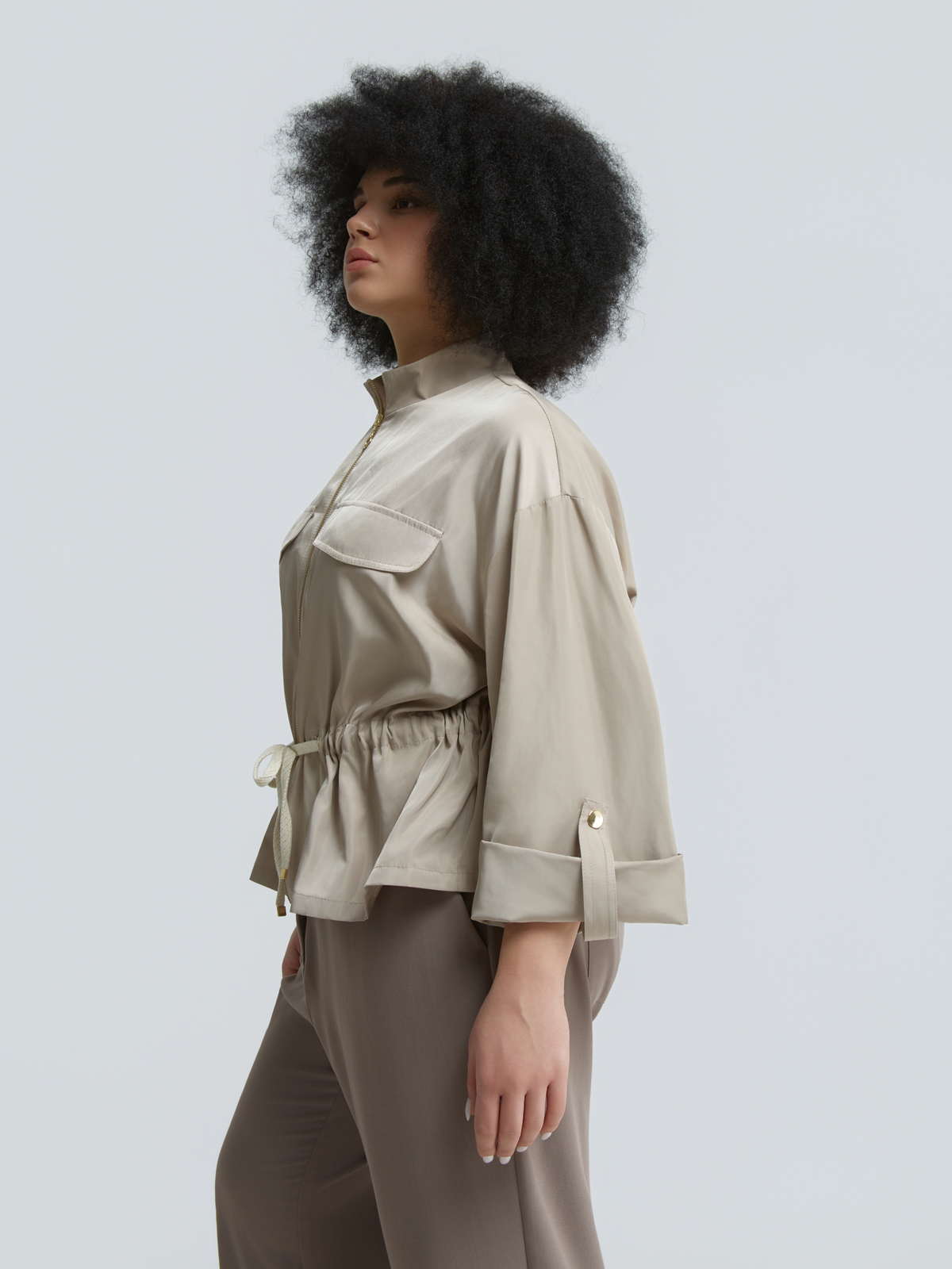 Utility τζάκετ με ρυθμιζόμενη μέση φωτογραφία