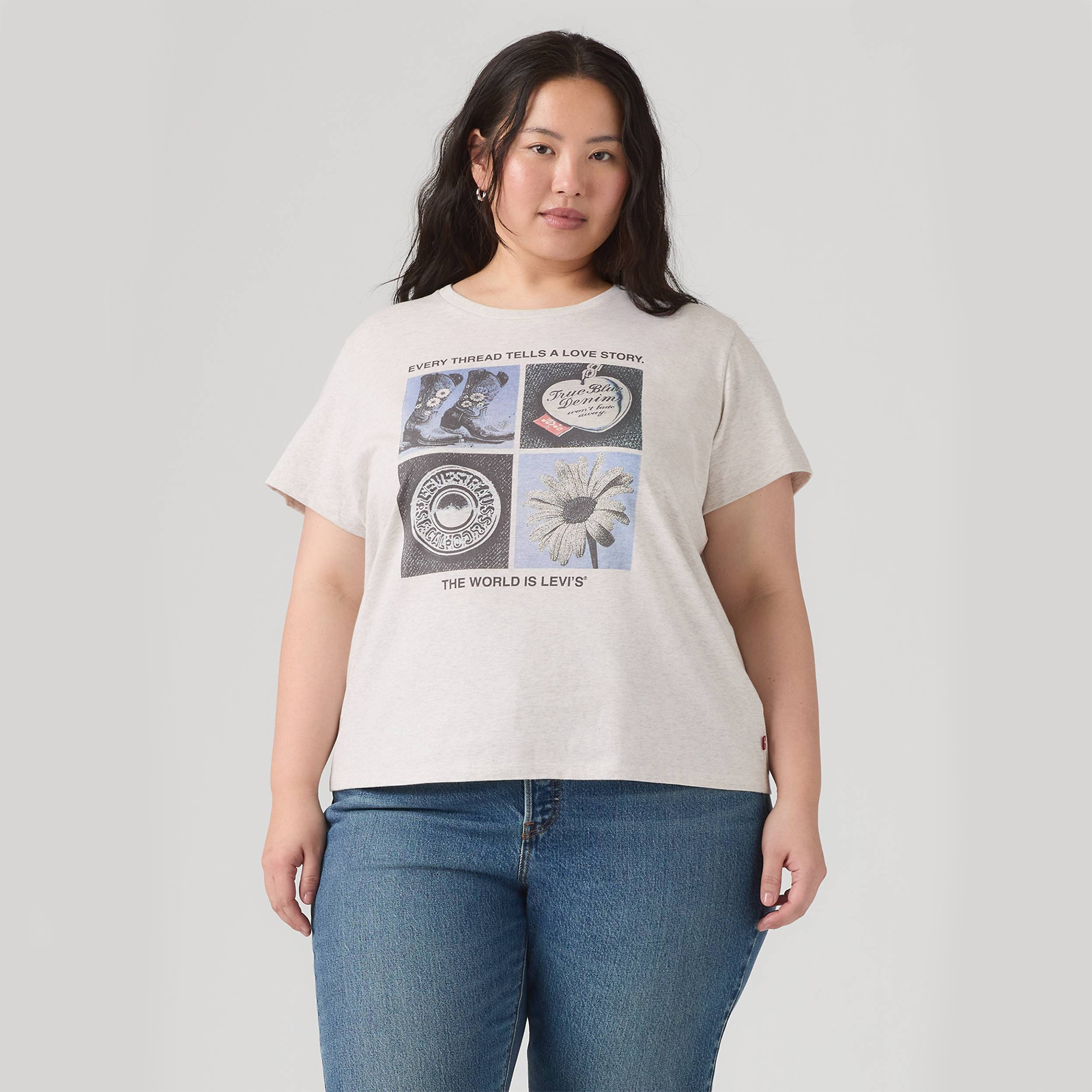The Perfect Tee Heather Gray