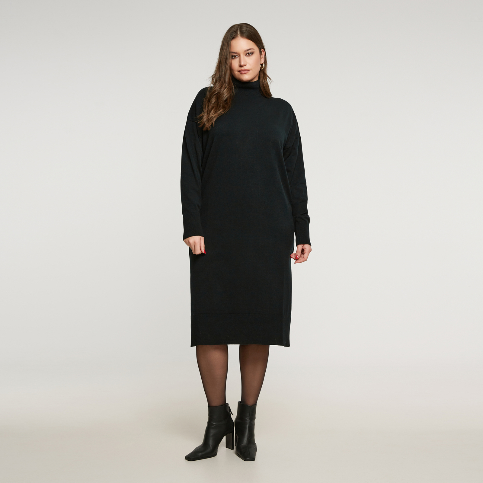 MAT FASHION Πλεκτό φόρεμα ζιβάγκο