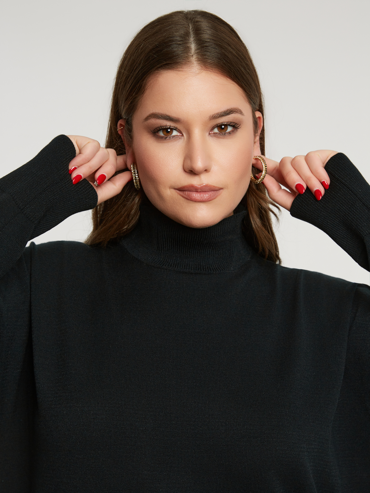 Πλεκτό φόρεμα ζιβάγκο φωτογραφία