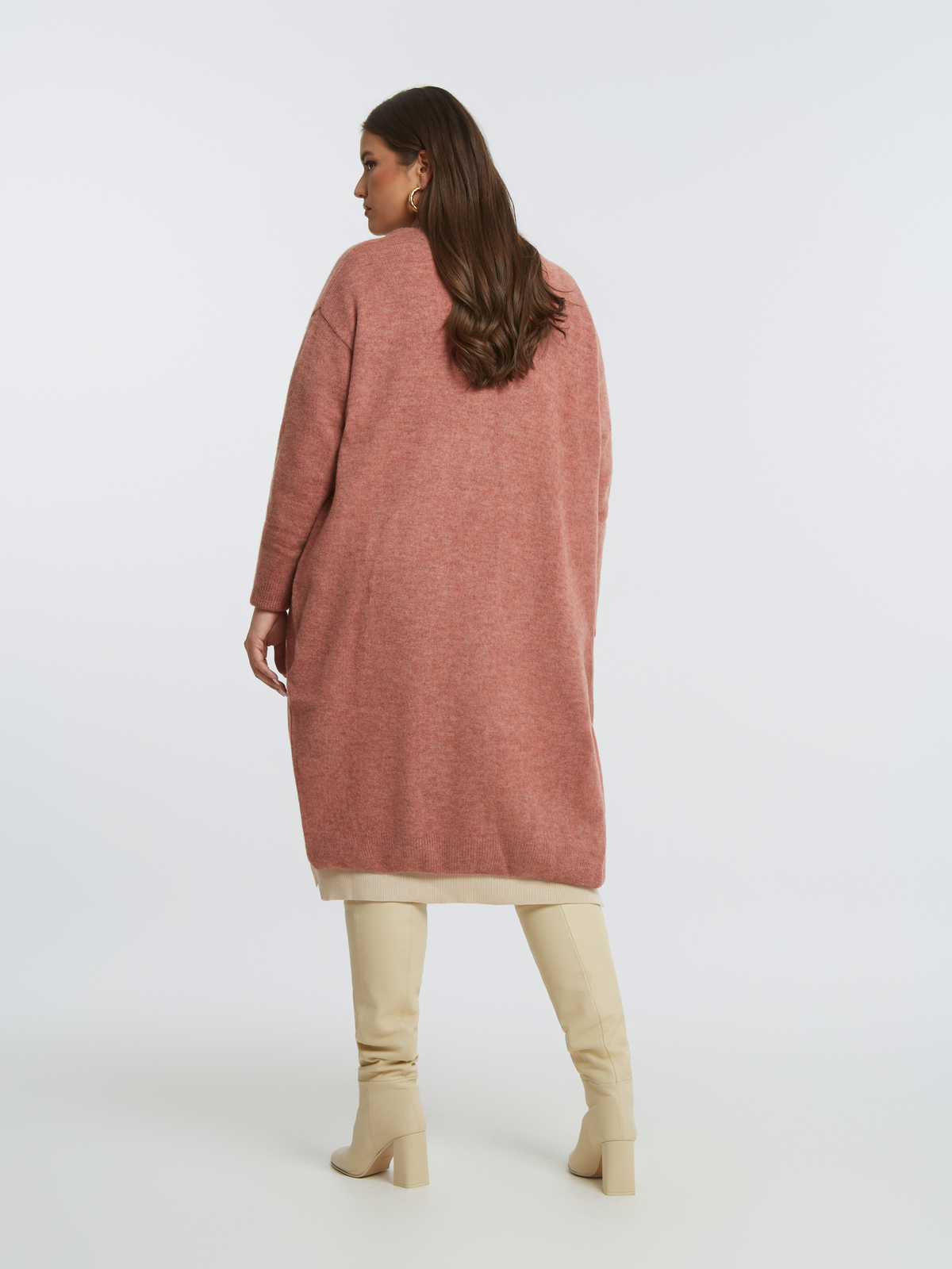 Πλεκτή ζακέτα με μαλλί φωτογραφία