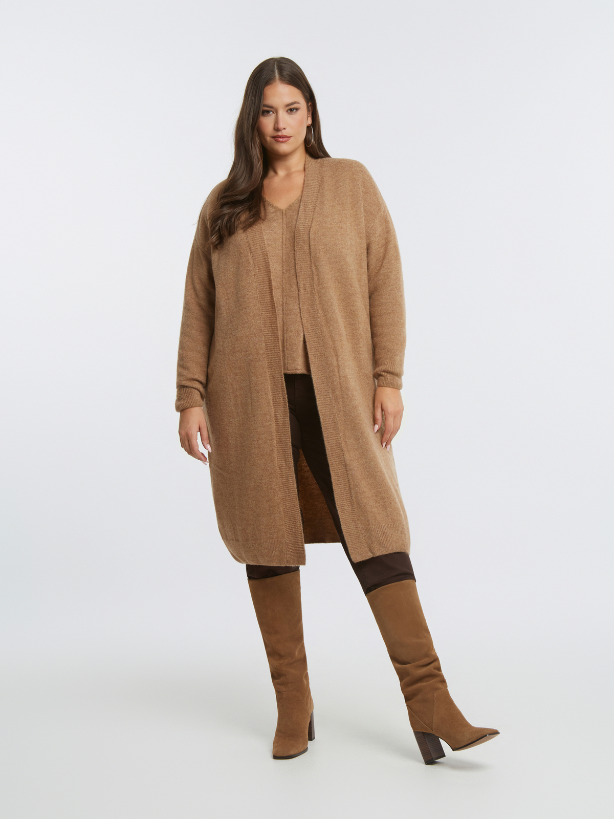 Πλεκτή ζακέτα με μαλλί φωτογραφία