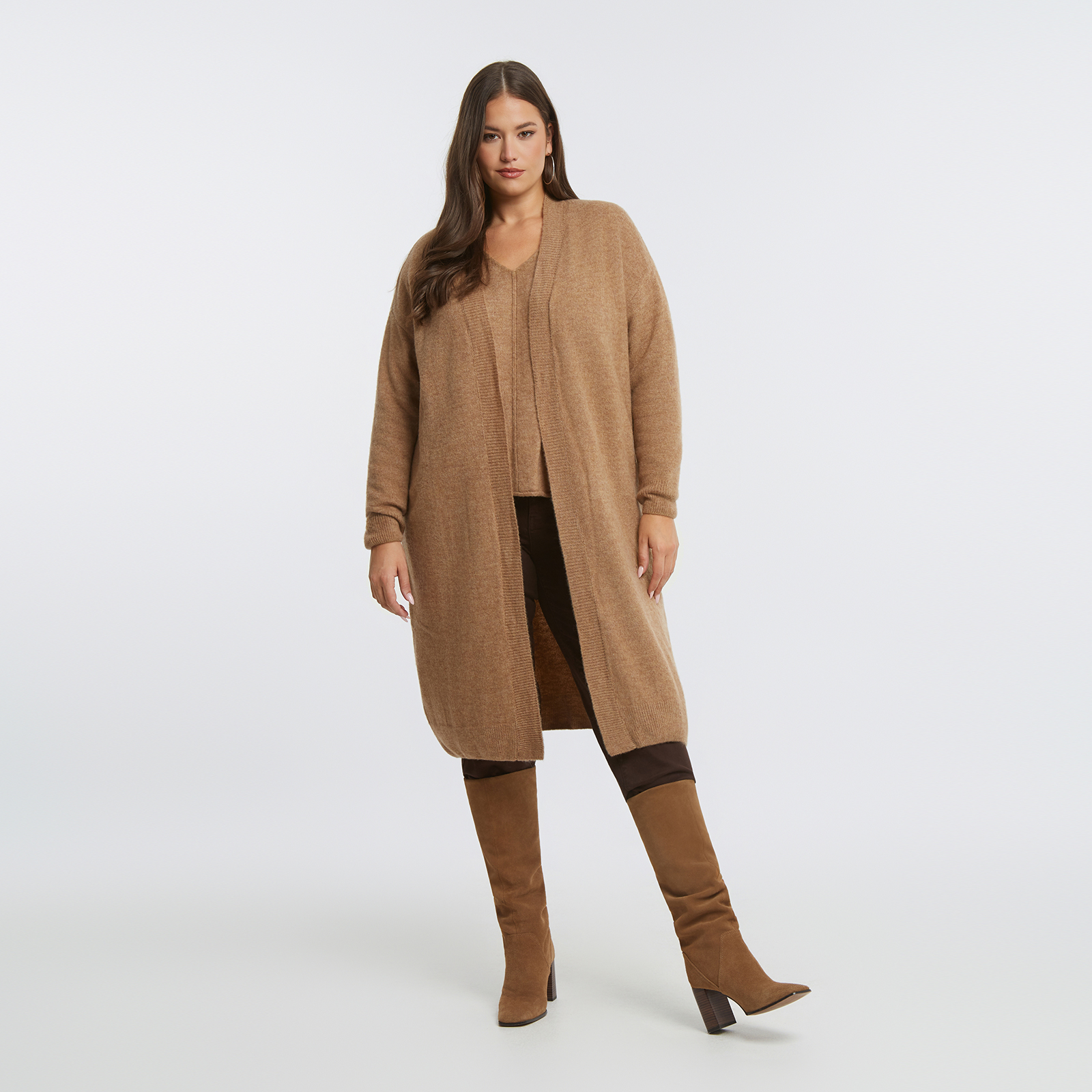 MAT FASHION Πλεκτή ζακέτα με μαλλί